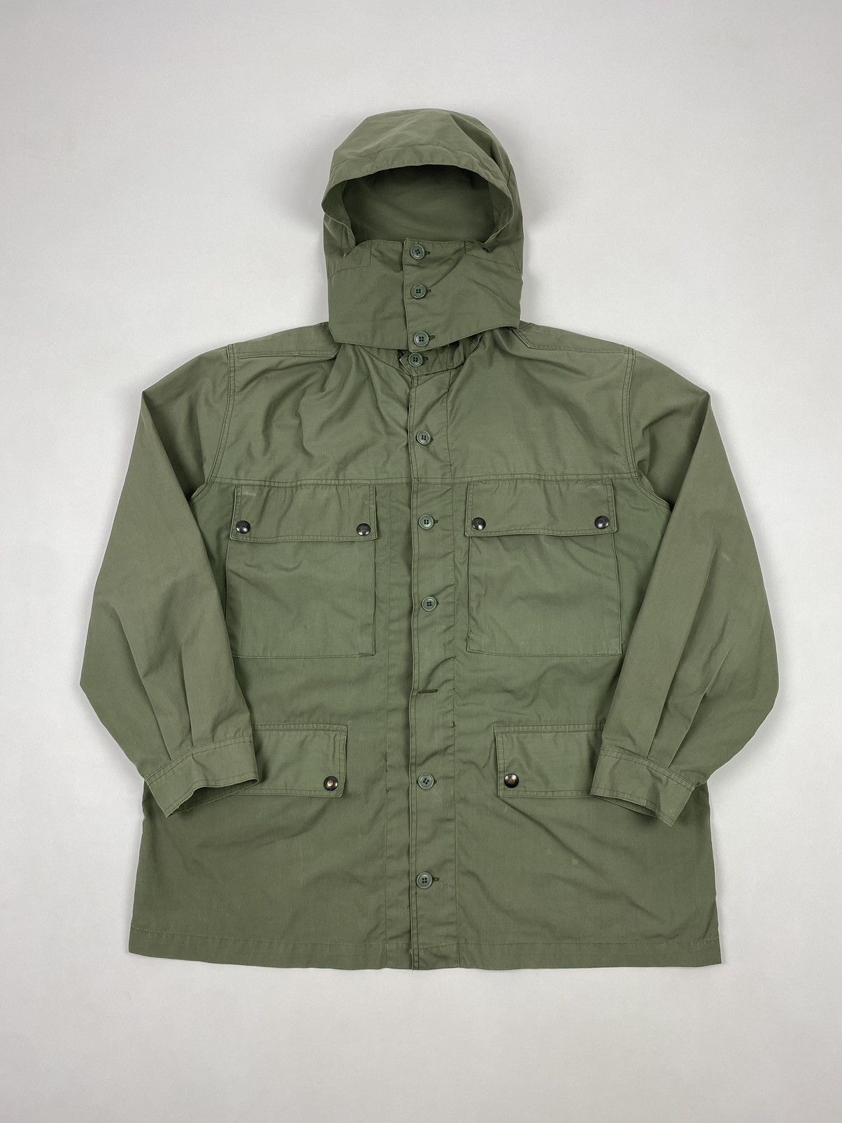 Vintage 70s Vintage Italian Army Alpine Mountain Utility Jacket Size US L / EU 52-54 / 3 - 1 Thumbnail