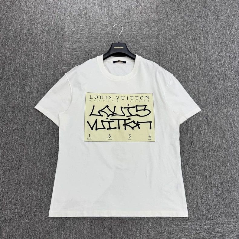 Louis Vuitton Embroidered Letter Short Sleeve