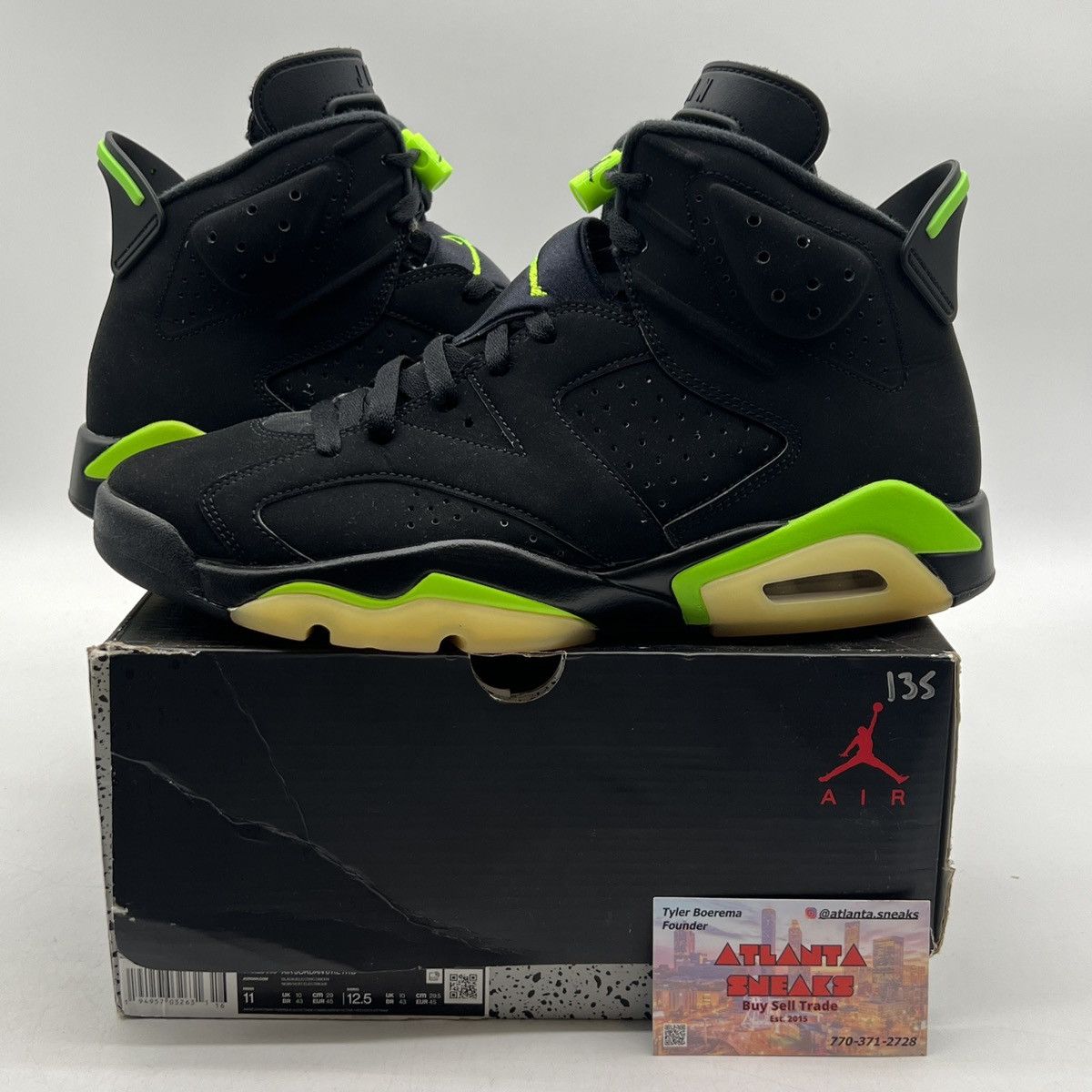 Jordan Brand Air Jordan 6 electric green Size US 11 / EU 44 - 1 Thumbnail