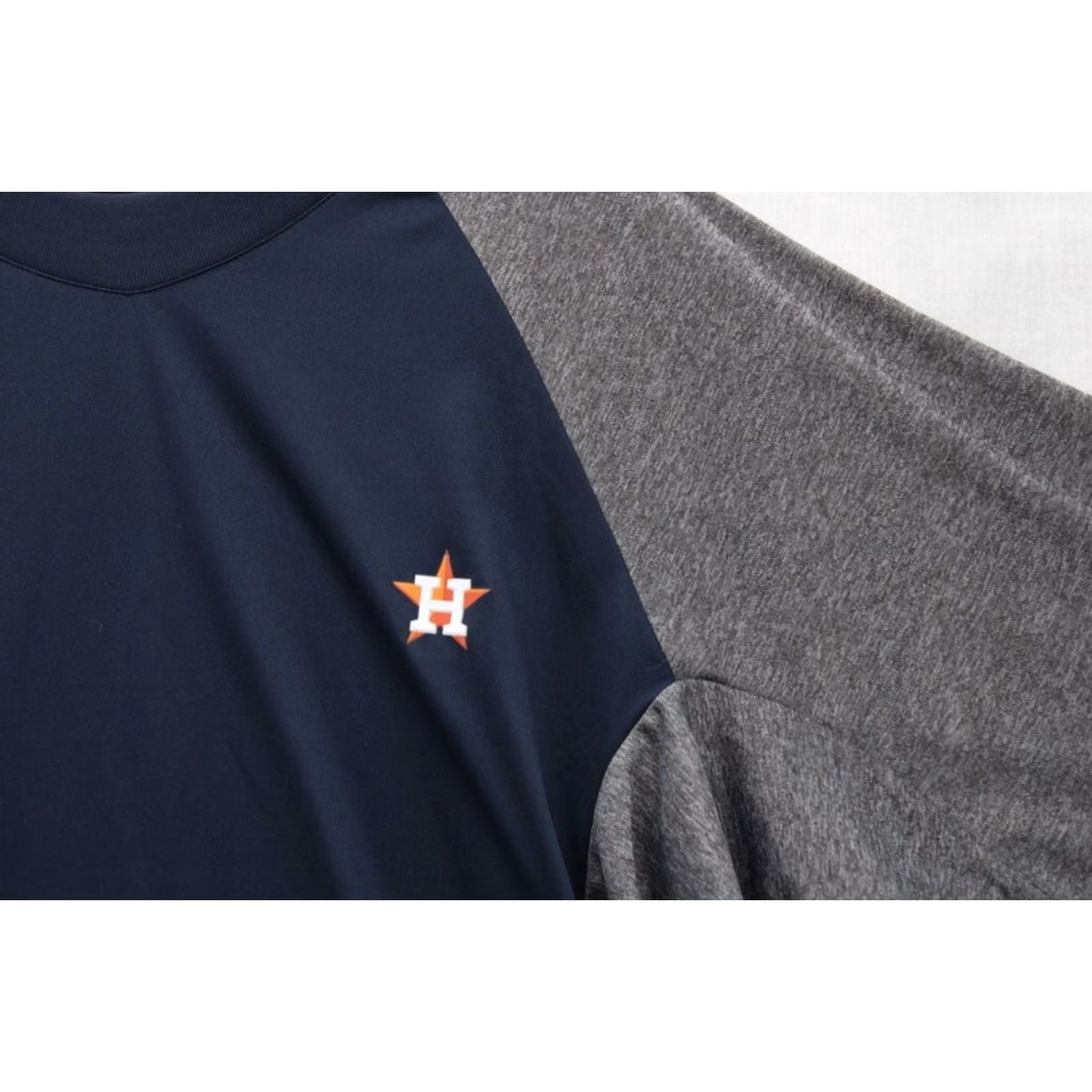 MLB VINTAGE Majestic Houston Astros Shirt Mens XL Blue Gray MLB Performance Therma Base Size US XL / EU 56 / 4 - 3 Thumbnail