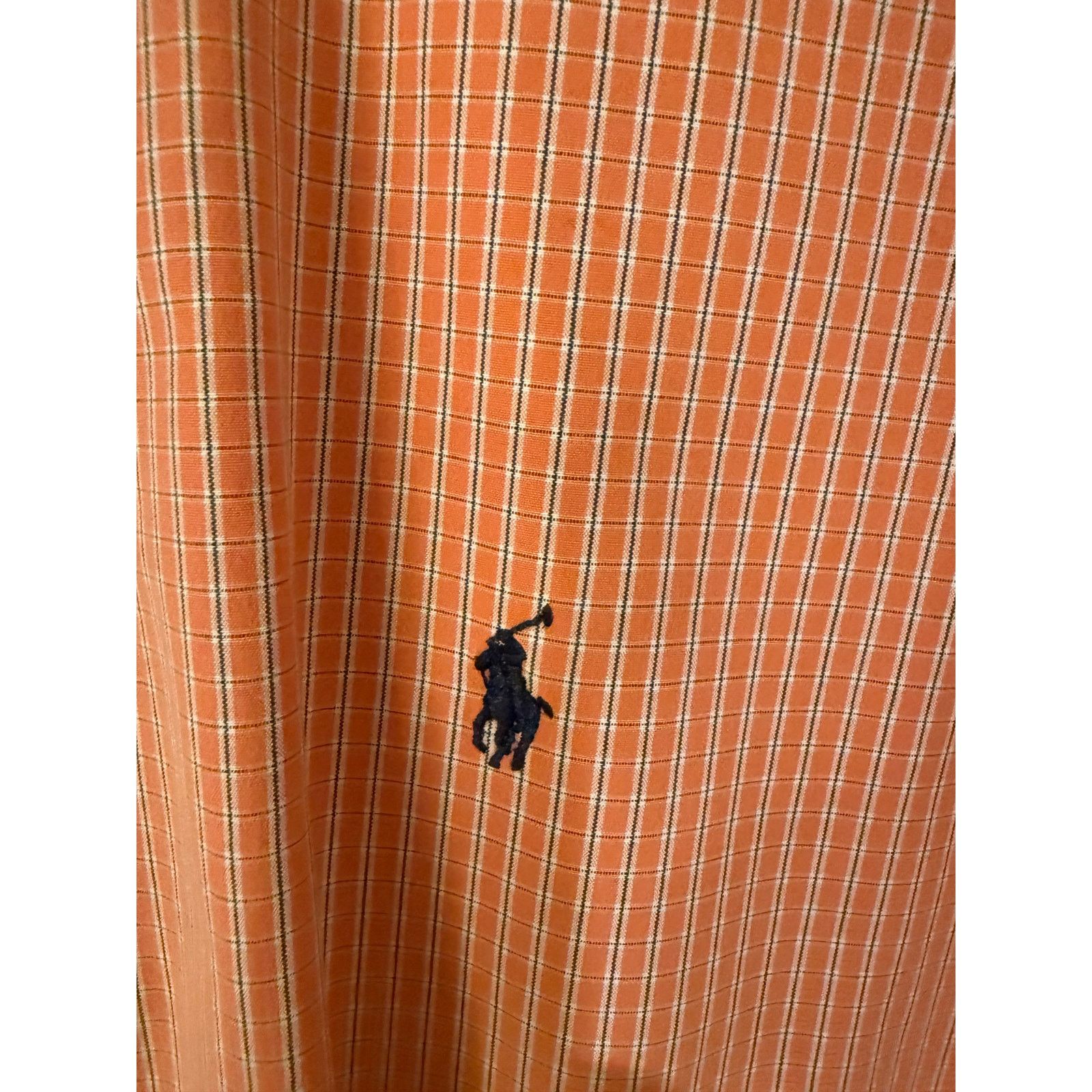 Ralph Lauren Vintage Classic Ralph Lauren Men's Orange Check Shirt - XXL Size US XXL / EU 58 / 5 - 4 Thumbnail