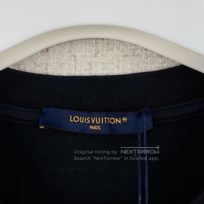 Louis Vuitton Louis Vuitton Monogrammed fringed embroidered crew neck sh Size US XL / EU 56 / 4 - 4 Thumbnail