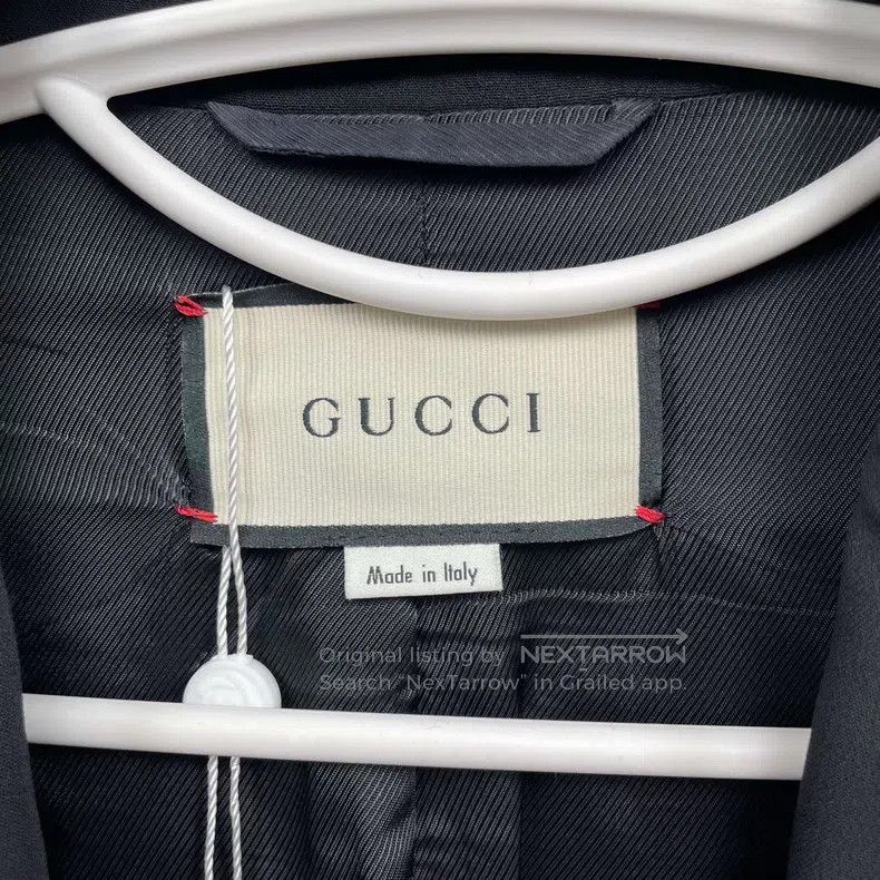 Gucci Gucci Embroidered logo suit jacket Size XS / US 0-2 / IT 36-38 - 8 Thumbnail