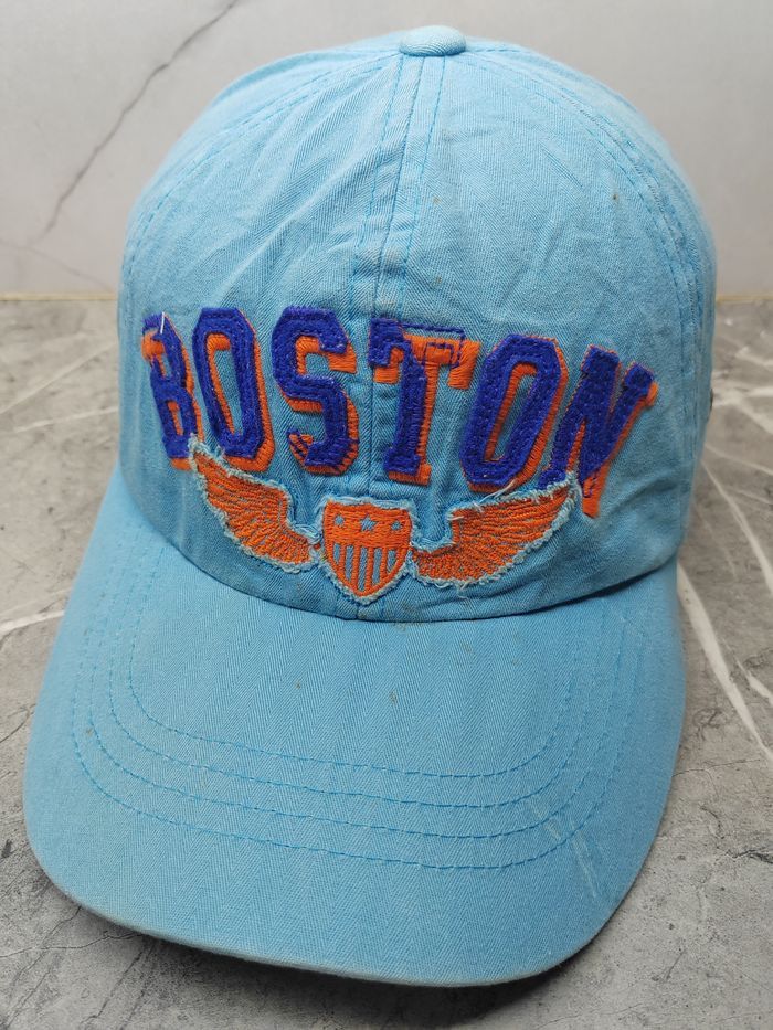 Vintage Vintage Boston Distressed Style Cap Size ONE SIZE - 1 Thumbnail