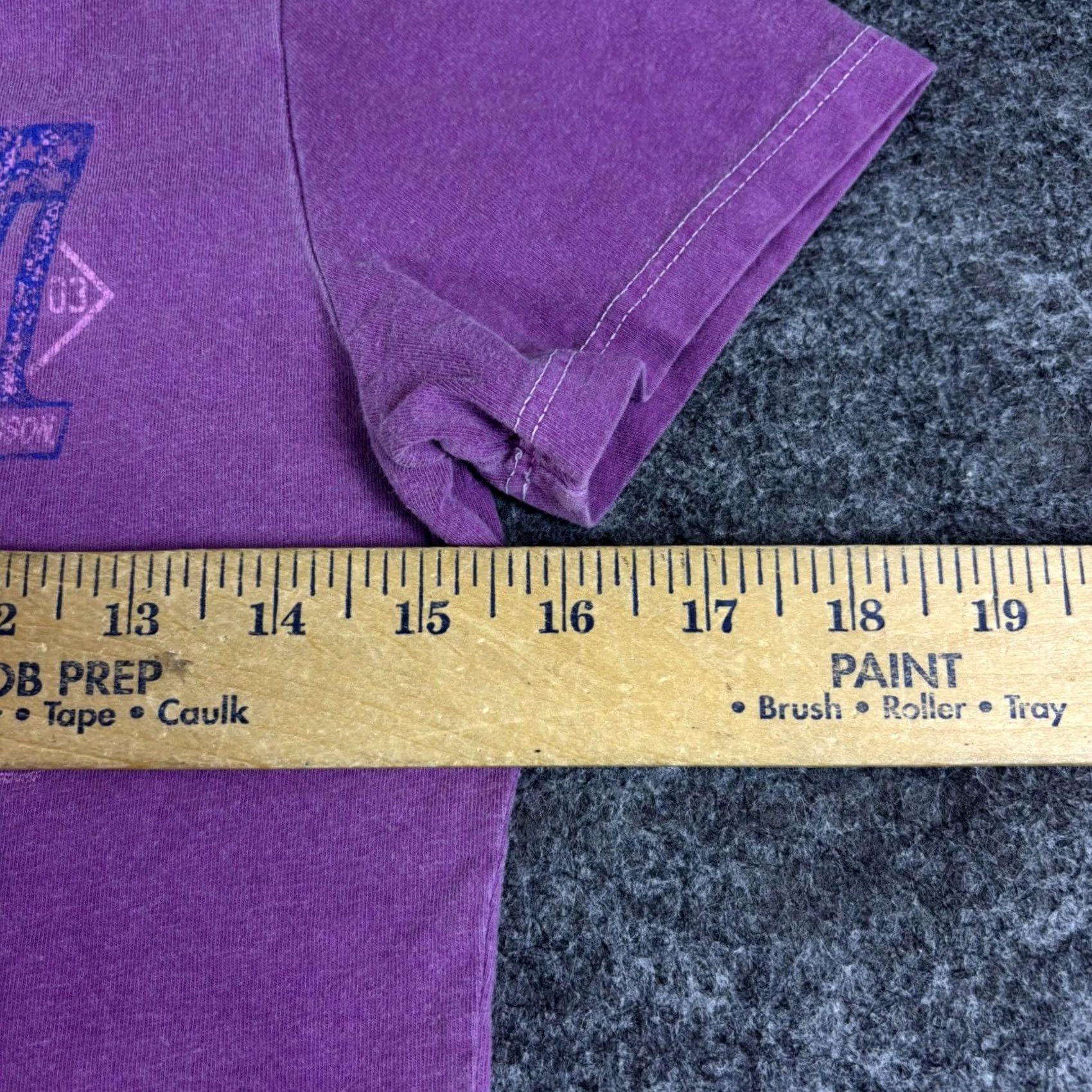 Harley Davidson Harley-Davidson Womens T-Shirt V-Neck Short Sleeve Purple XS Solid Rock Classic Basic Casual Million-Color? Size XS / US 0-2 / IT 36-38 - 3 Thumbnail