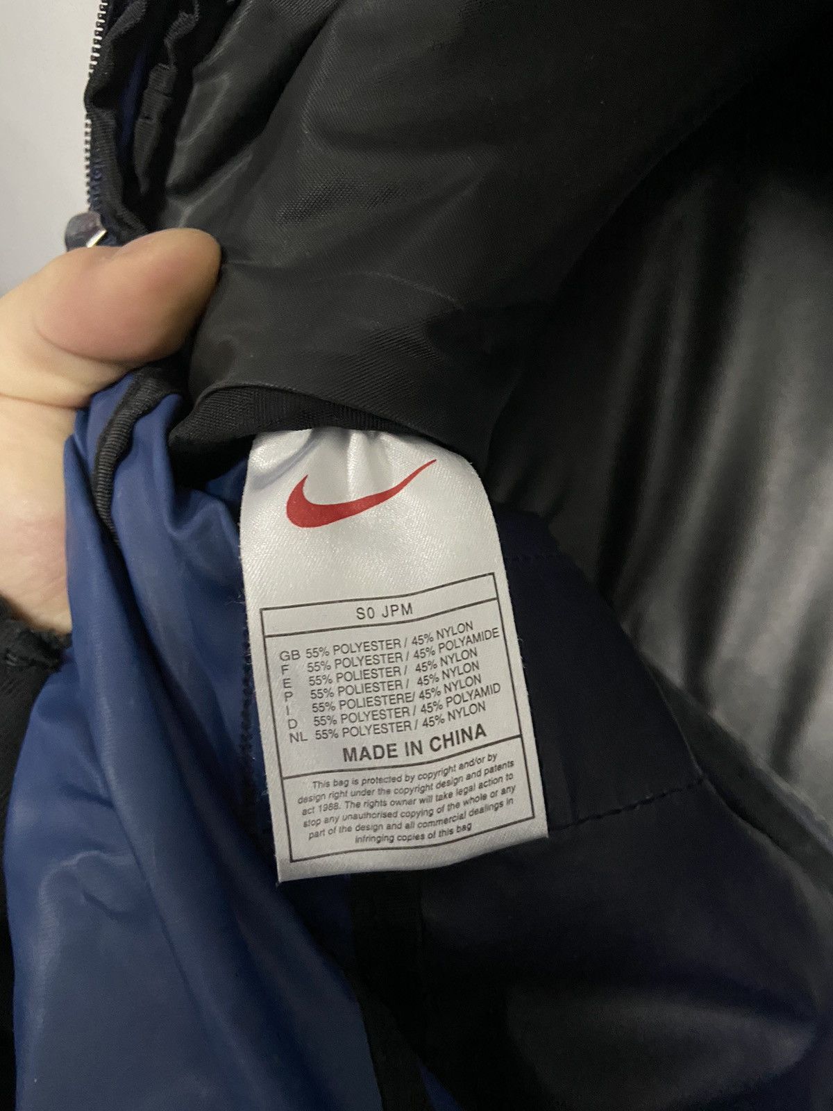 Nike × Vintage Nike Bag sport shoulder Vintage Big swoosh 90s Style Size ONE SIZE - 5 Thumbnail