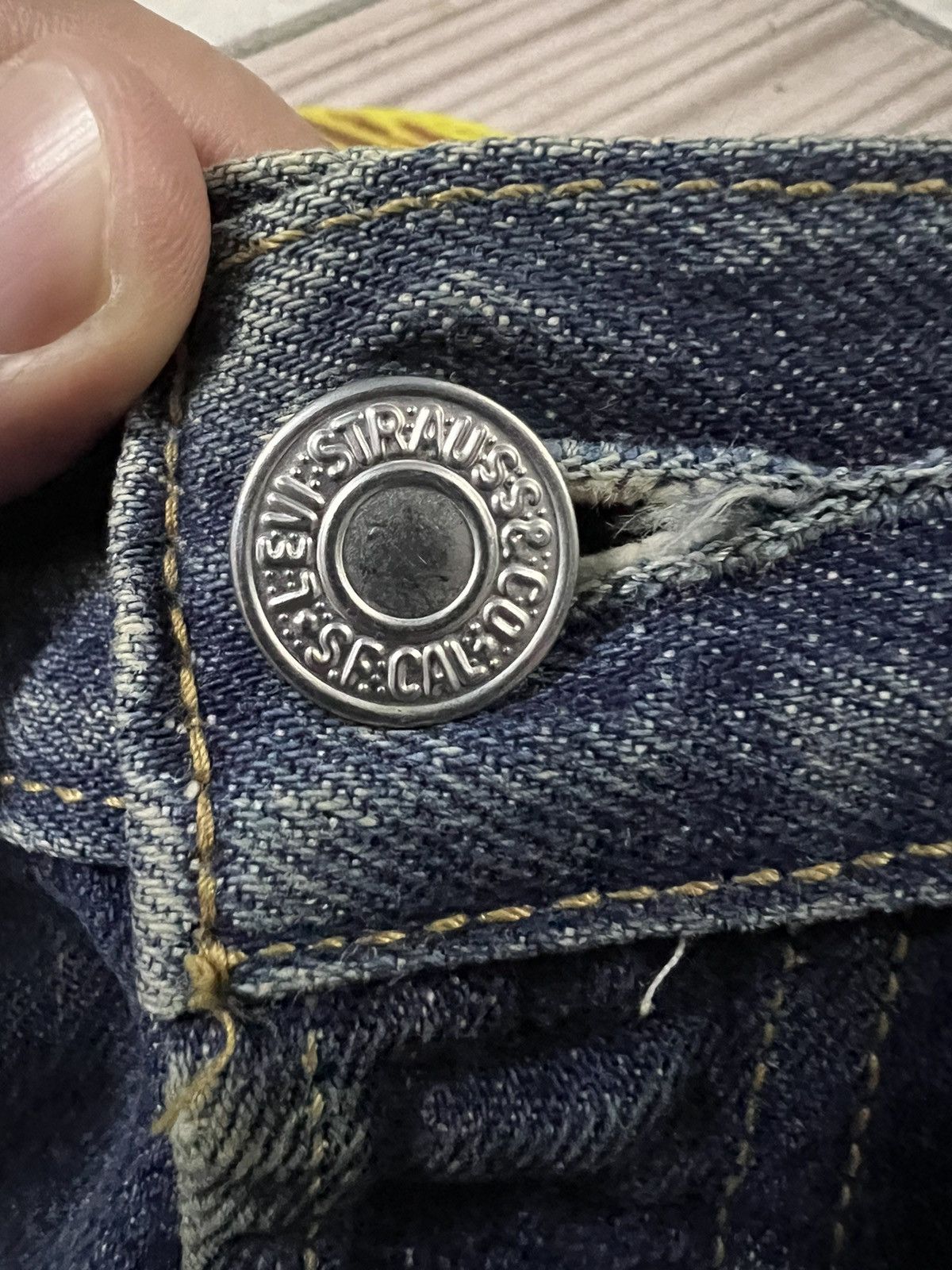 Levi's × Levi's Made & Crafted × Levi's Vintage Clothing VTG LEVIS 501XX MUD WASH BUTTON FLY DISTRESSED JEANS 💥 Size US 30 / EU 46 - 5 Thumbnail