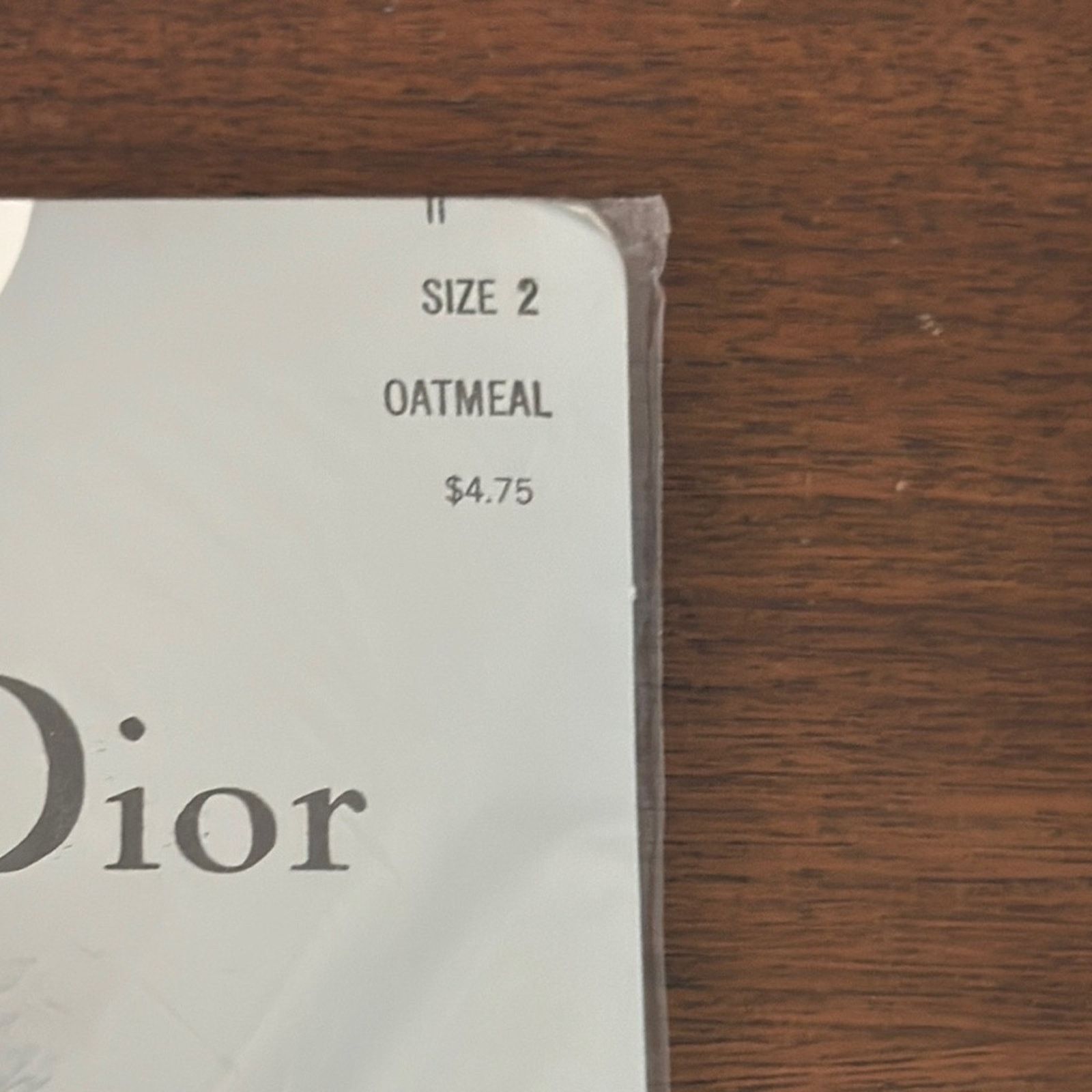 Dior Vintage 1980s Christian Dior Nylon Pantyhose Size 2 New Size ONE SIZE - 4 Thumbnail