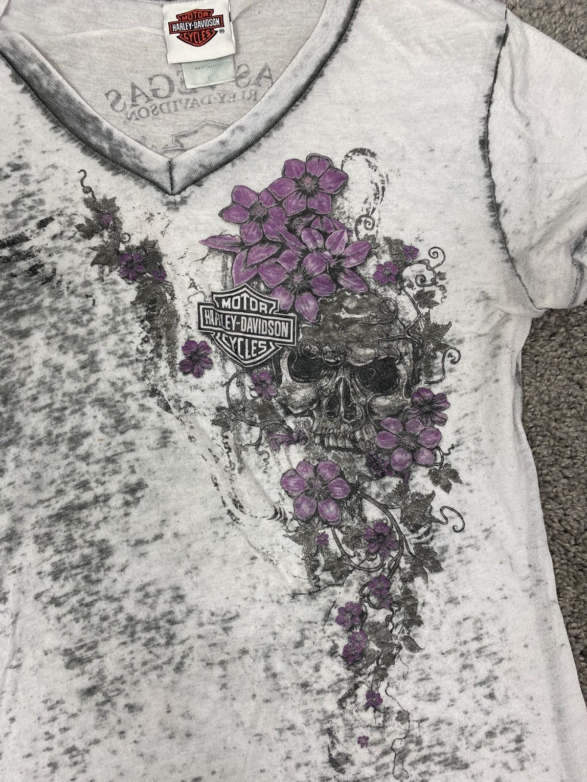 Harley Davidson × Vintage Y2k womens harley davidson tshirt Size L / US 10 / IT 46 - 2 Thumbnail