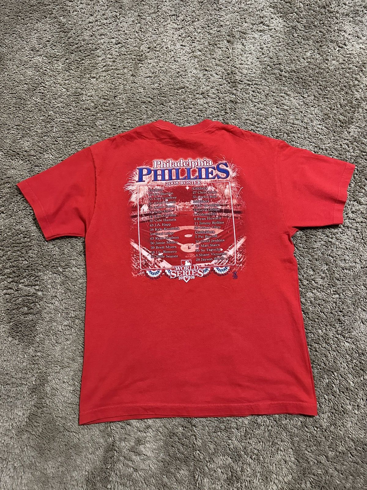 MLB Vintage MLB Philadelphia Phillies shirt 2008 size large Size US L / EU 52-54 / 3 - 6 Thumbnail