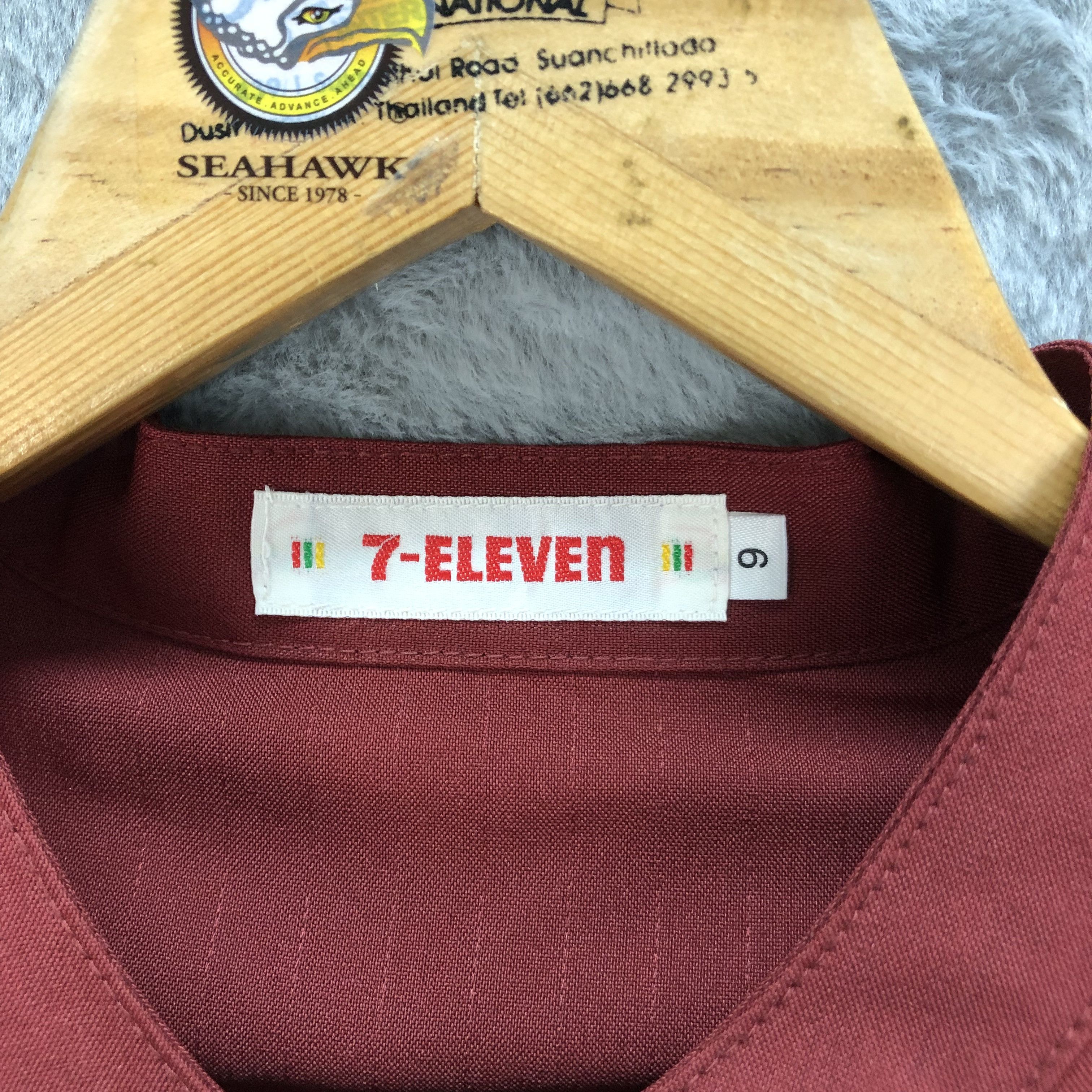 Japanese Brand 7-ELEVEN Detachable Sleeve Uniform Jacket #5455-191 Size S / US 4 / IT 40 - 8 Thumbnail