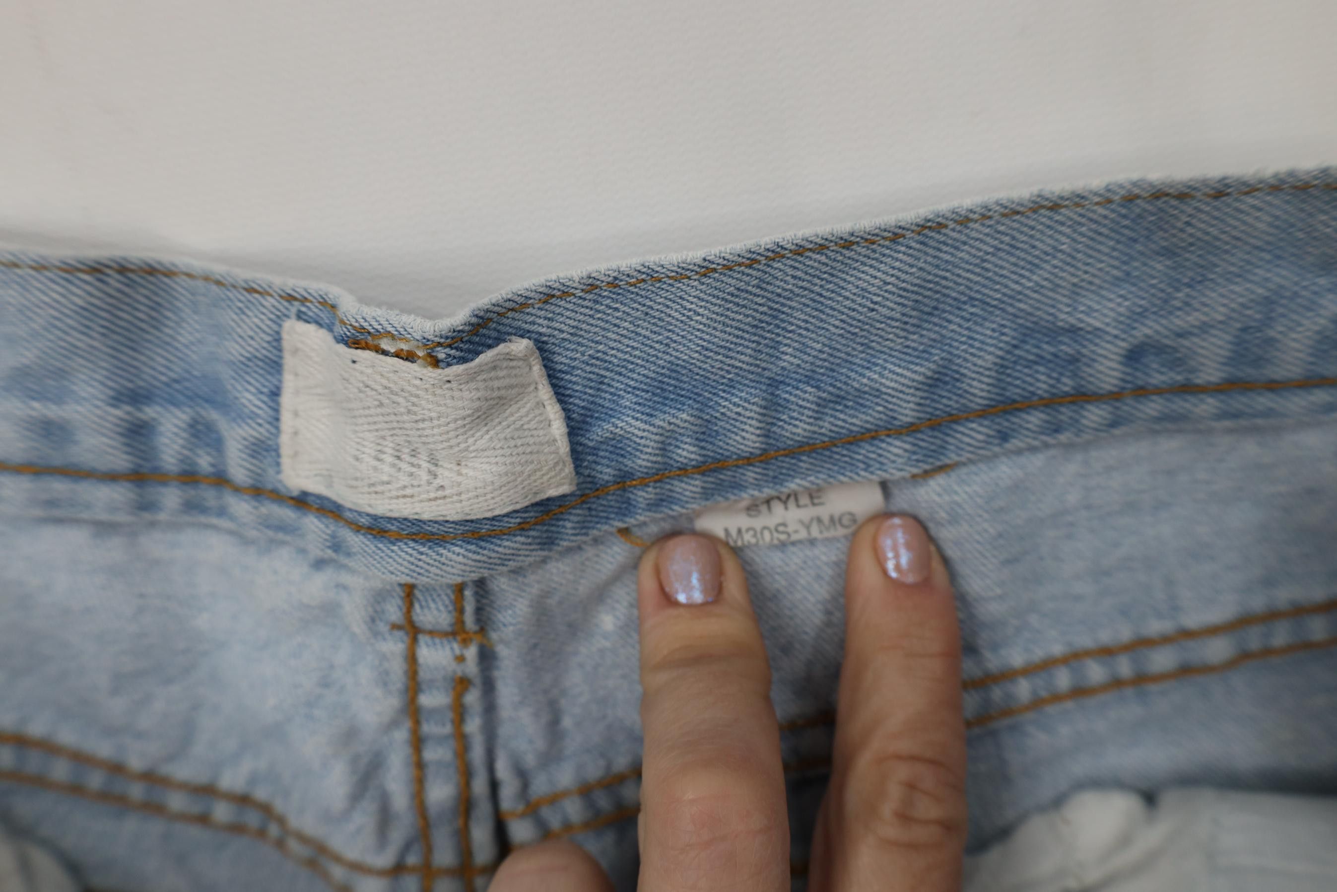 Vintage Vintage 90s IOU Skateboarding Baggy Denim Jean Shorts Blue Size US 38 / EU 54 - 10 Thumbnail