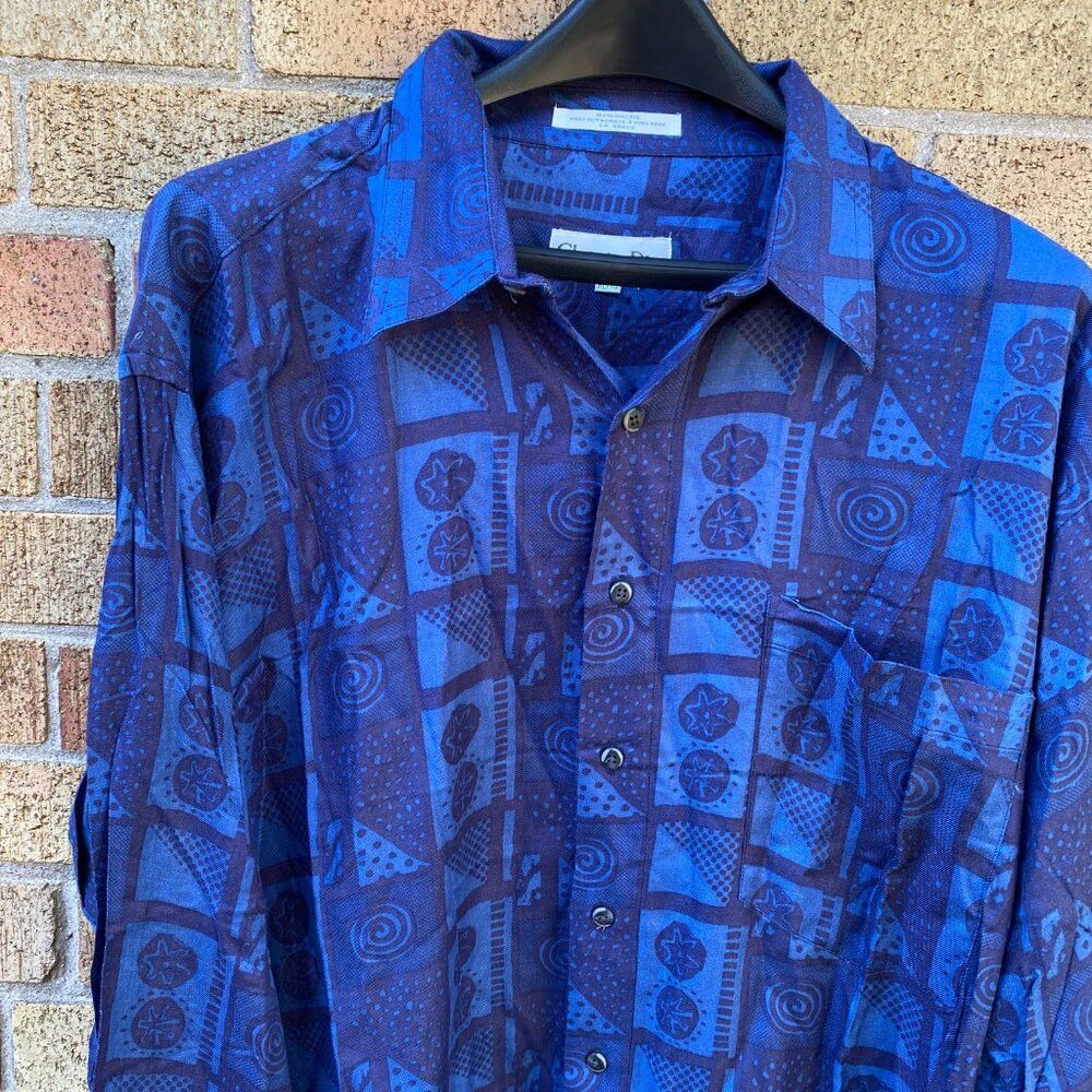 Dior Vintage 1997 Christian Dior Circle Pattern Button Up Dress Size US XL / EU 56 / 4 - 3 Thumbnail