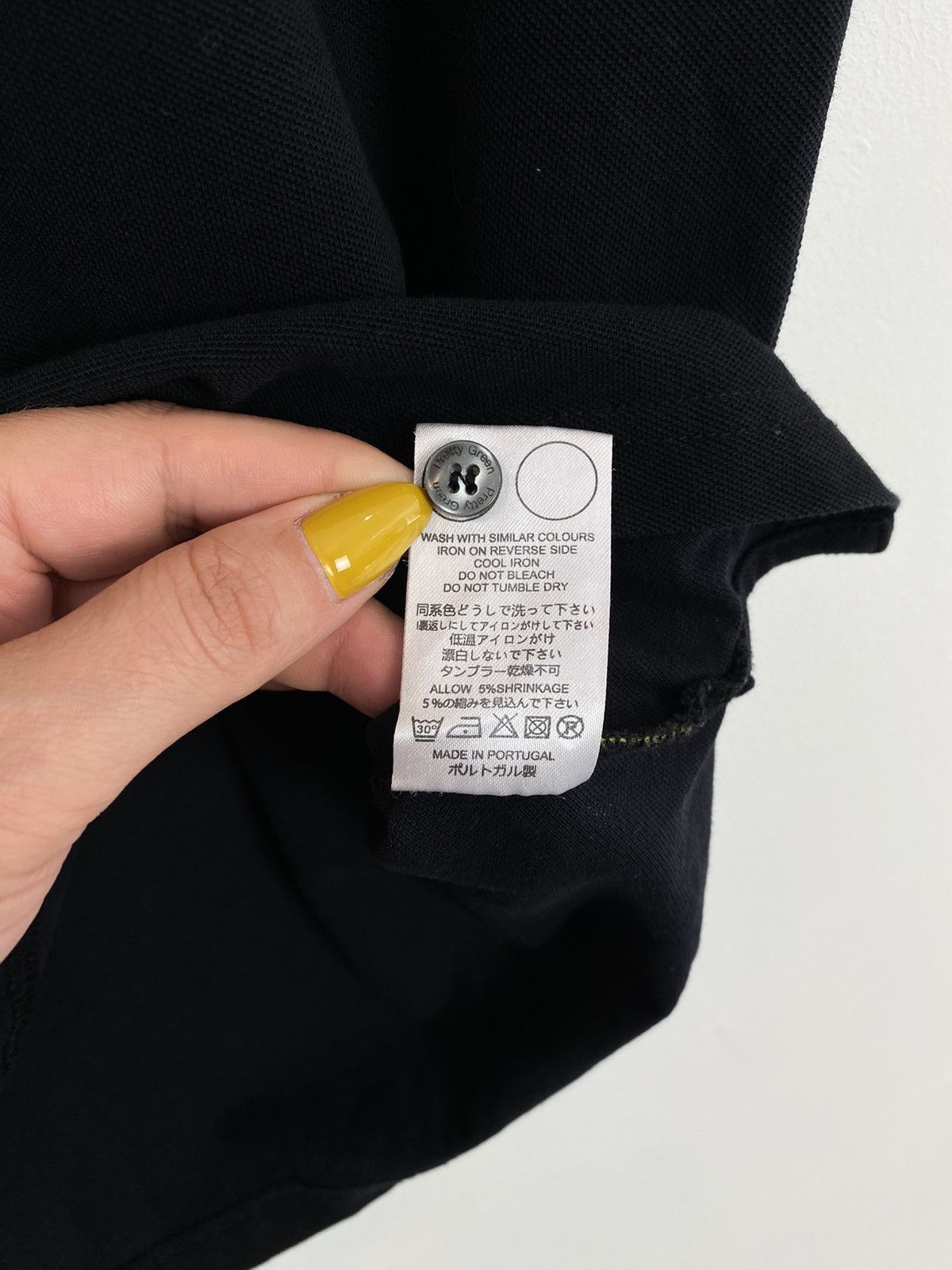 Pretty Green Pretty Green Short Sleeve Polo Shirt Mens Size S Black Top Size US S / EU 44-46 / 1 - 7 Thumbnail