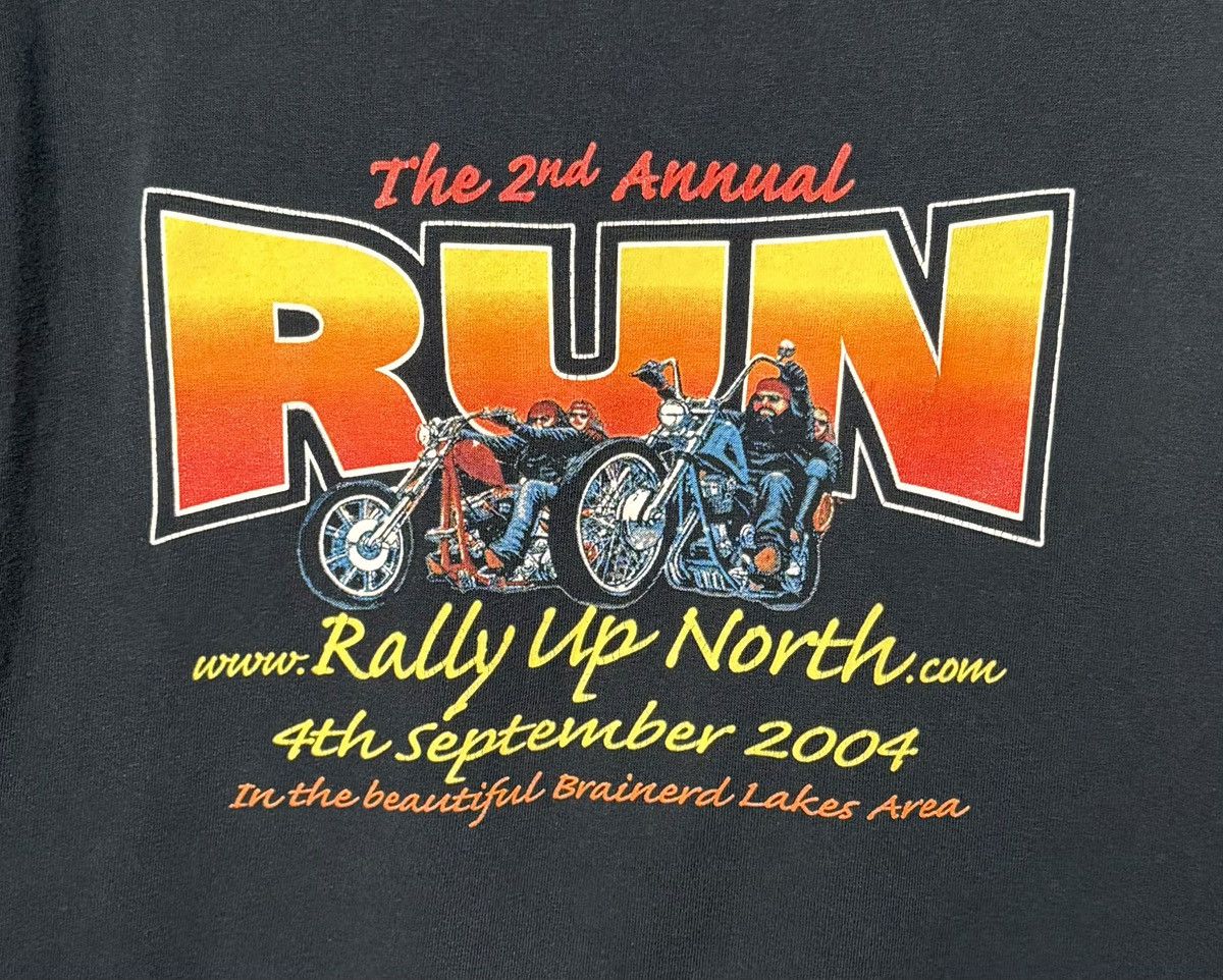 Harley Davidson Vintage 2004 Rally Up North Biker T-Shirt, Size XL, Harley! Size US XL / EU 56 / 4 - 2 Thumbnail