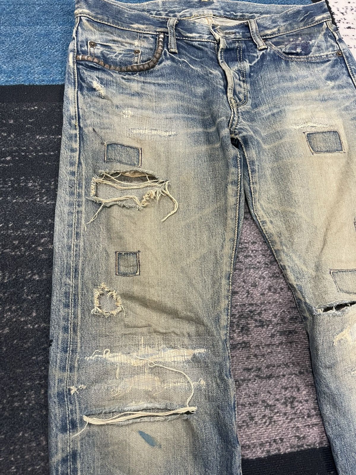 Hysteric Glamour Vintage Hysteric Glamour Distressed Denim Jeans Size US 32 / EU 48 - 4 Thumbnail