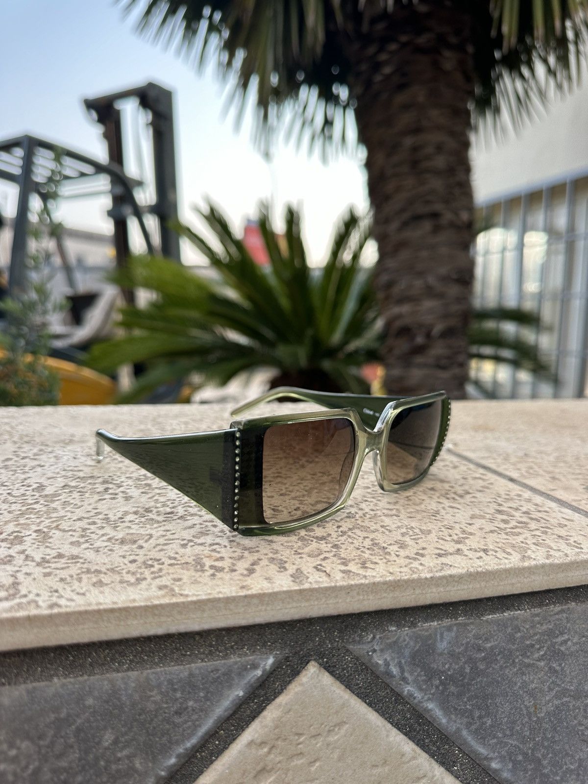 Chloe Sunglasses Dark Green 78S