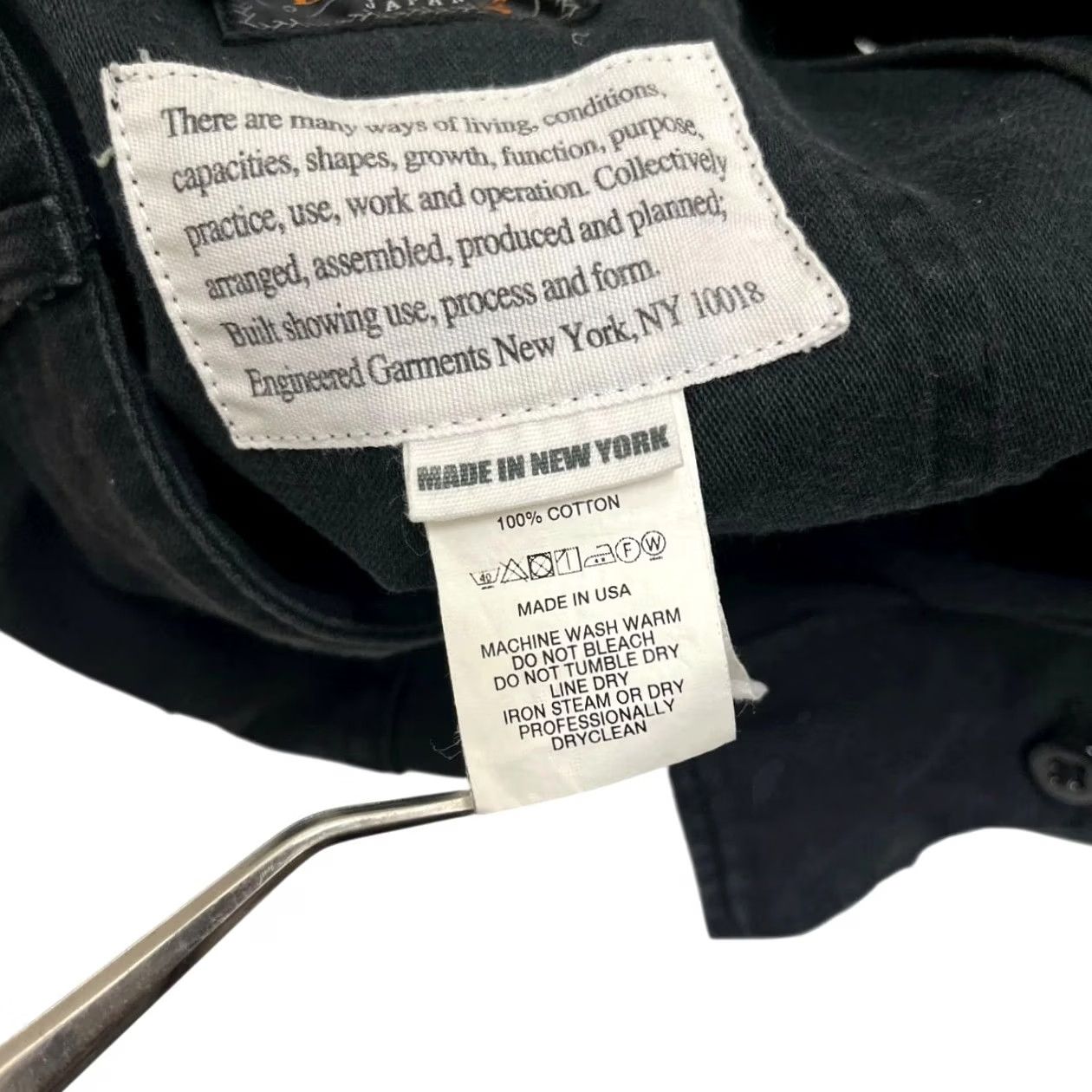 Engineered Garments Engineered Garments×BEAMS PLUS PANT Size M Black DINER FATIGUE Baker Pre-owned Size US 31 - 6 Thumbnail