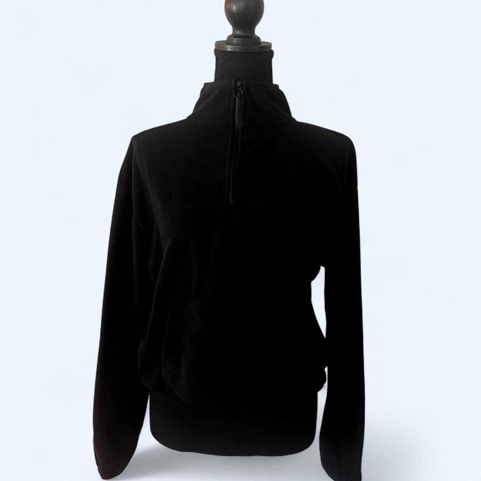 Sonoma SO Lounge Life black quarter zip fleece Size S / US 4 / IT 40 - 1 Thumbnail