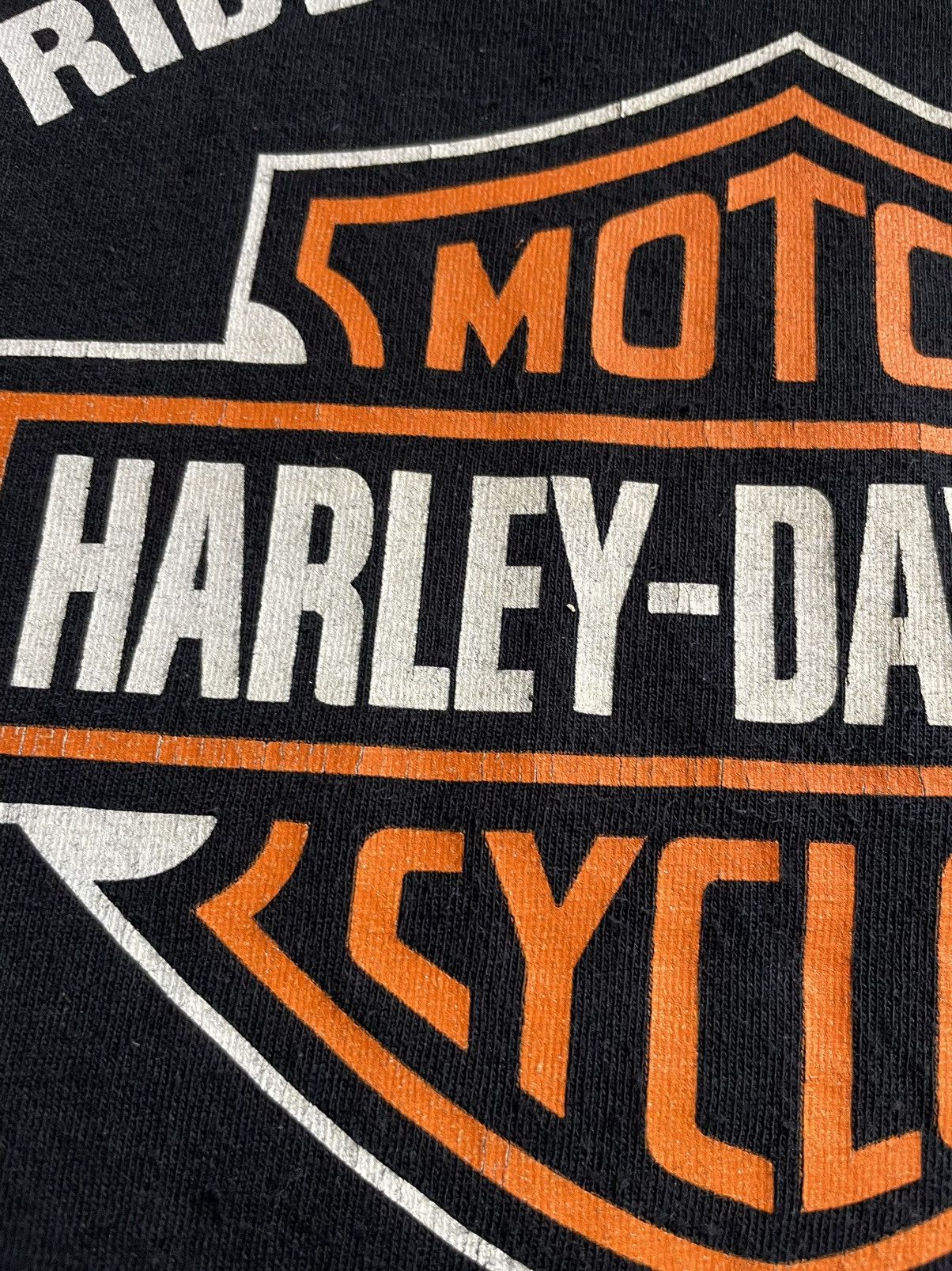 Harley Davidson × Vintage Vintage Harley Davidson Fire Logo T-Shirt England Motorcycle Size US L / EU 52-54 / 3 - 8 Thumbnail