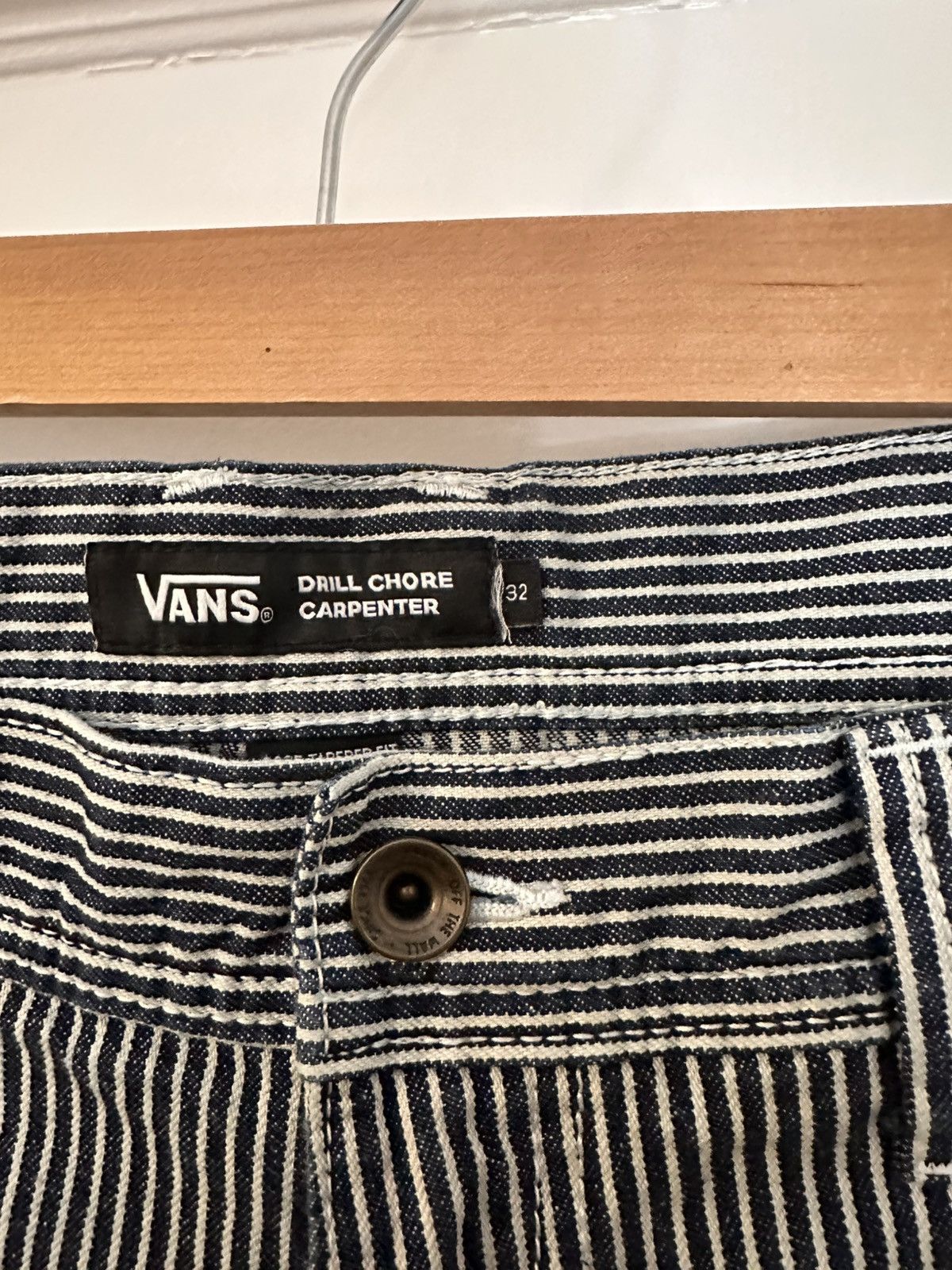 Vans Vans Drill Core Hickory Stripe Carpenter Jeans Size 32 Size US 32 / EU 48 - 3 Thumbnail