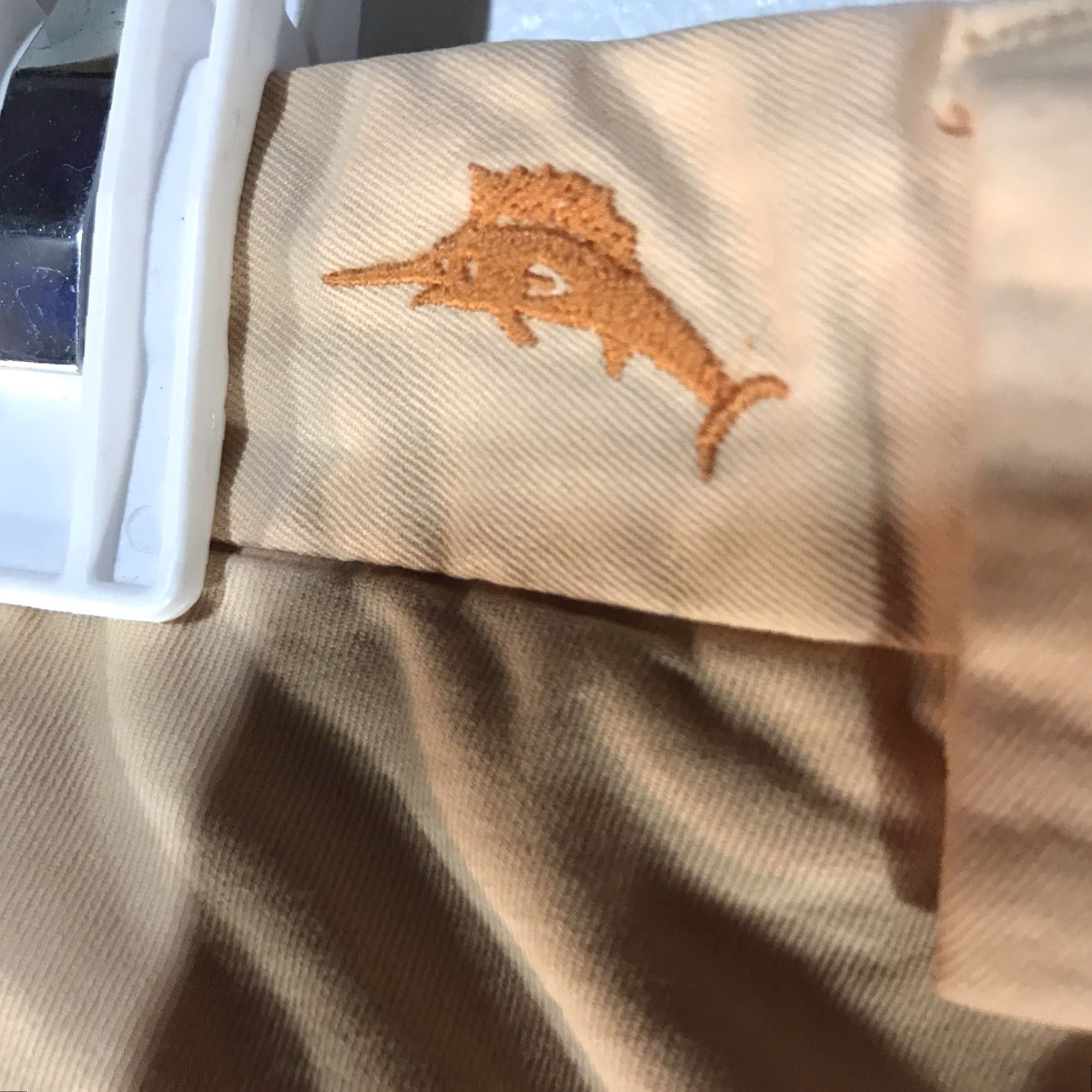 Tommy Bahama Tommy Bahama Men's Pima Cotton Pants Size 34x30 Lt Peach Khakis Dress Casual Summer Fall Spring Size US 34 / EU 50 - 7 Thumbnail