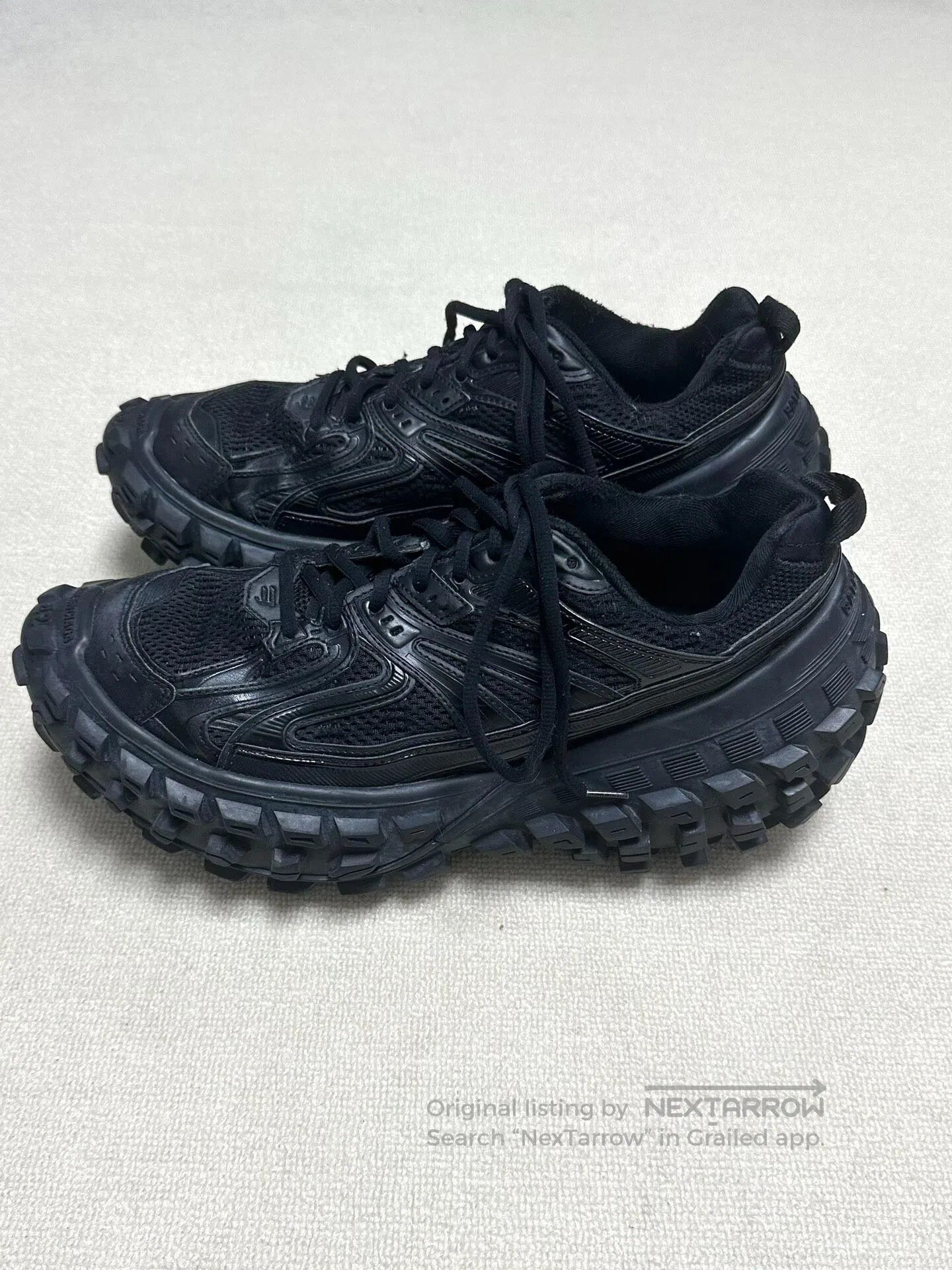 Balenciaga Balenciaga defender black sneaker size 42 | Grailed