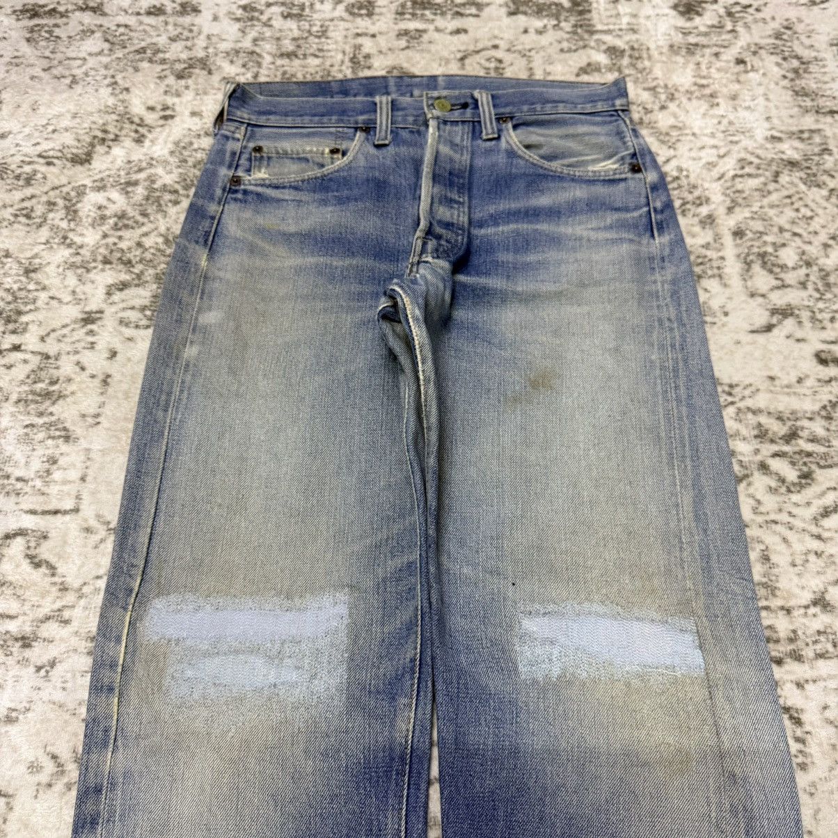 Levi's Vintage 70s Levis 501 Single R Selvedge Jeans Button #6 Size US 30 / EU 46 - 5 Thumbnail