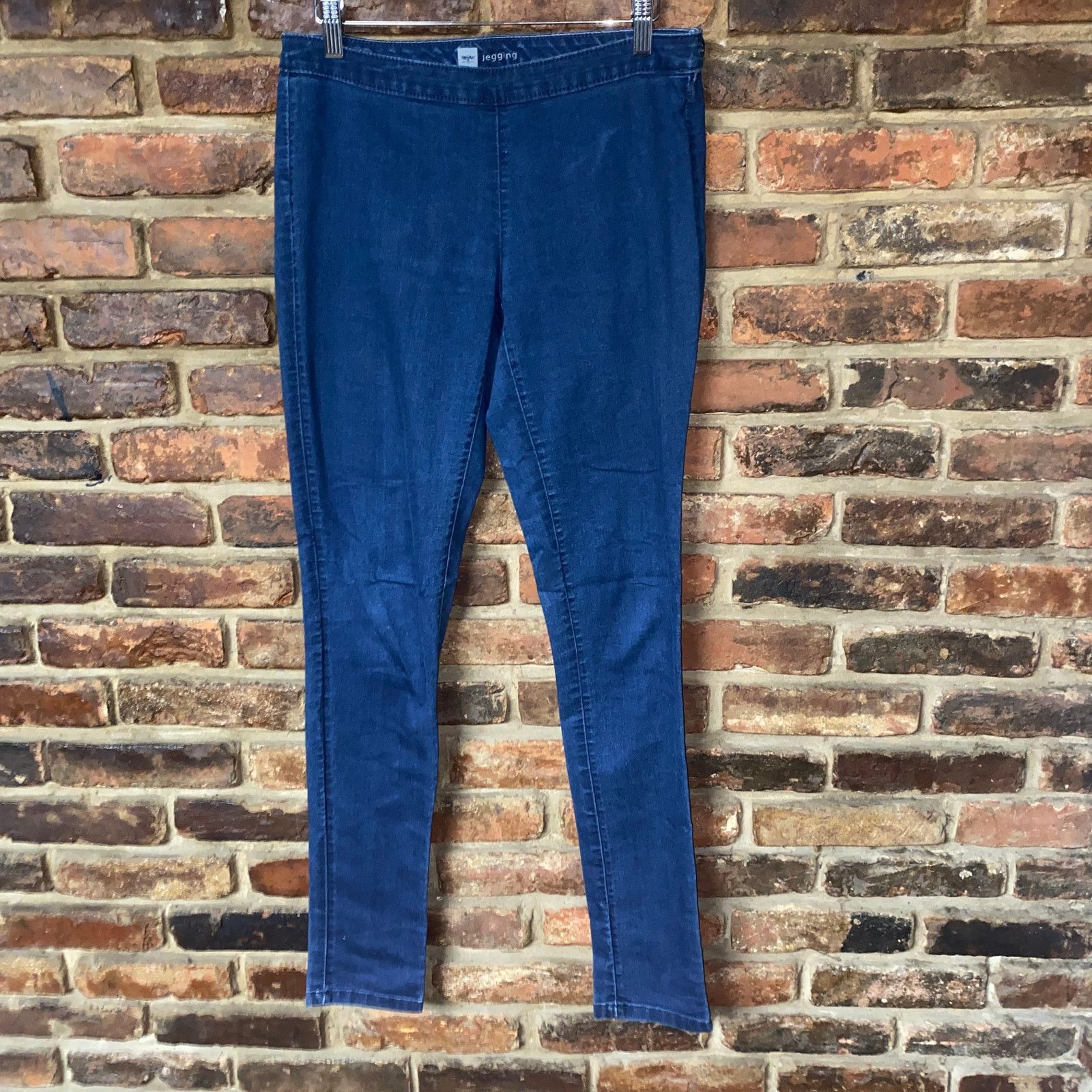 Mossimo Mossimo Dark Wash Blue Denim Skinny Side-Zip Jegging Jeans 6 Size 28" / US 6 / IT 42 - 1 Thumbnail