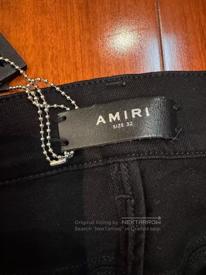 Amiri Amiri Classic sequined stripe patchwork denim jeans size 3 Size US 32 / EU 48 - 3 Thumbnail
