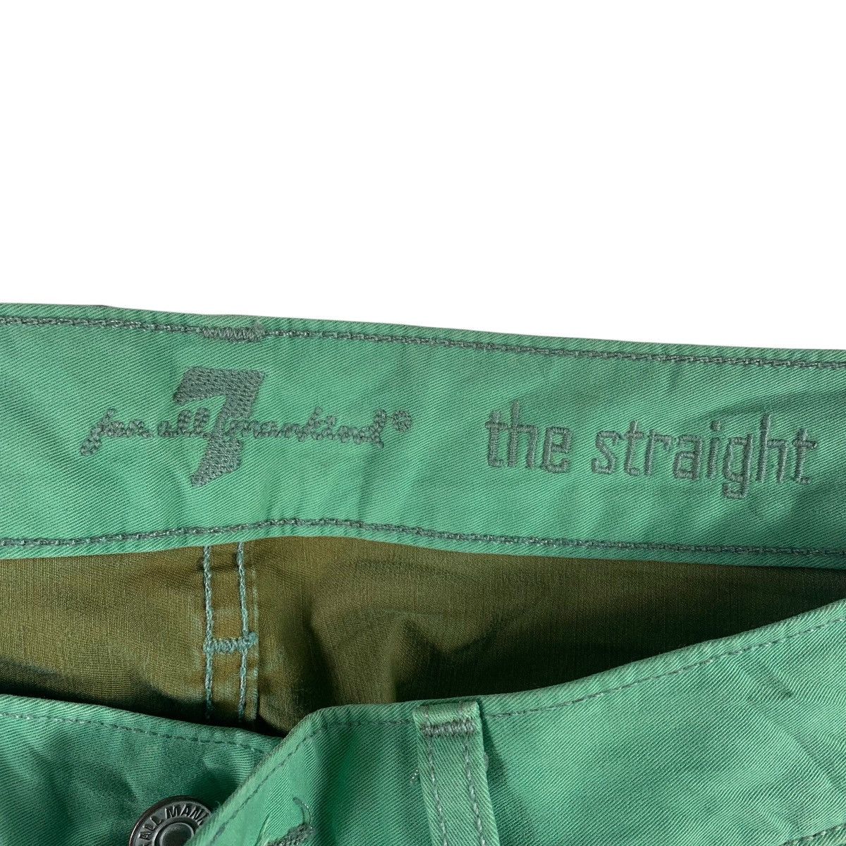 7 For All Mankind 7 FOR ALL MANKIND green colour jeans Size US 35 - 3 Thumbnail