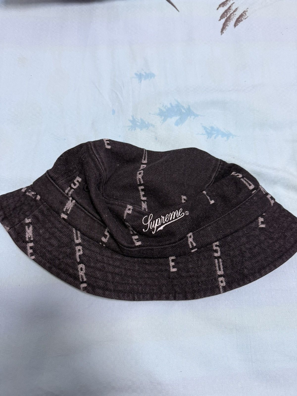 Supreme Supreme FW20 Week 6 Logo Stripe Jacquard Denim Crusher M/L Size ONE SIZE - 1 Thumbnail