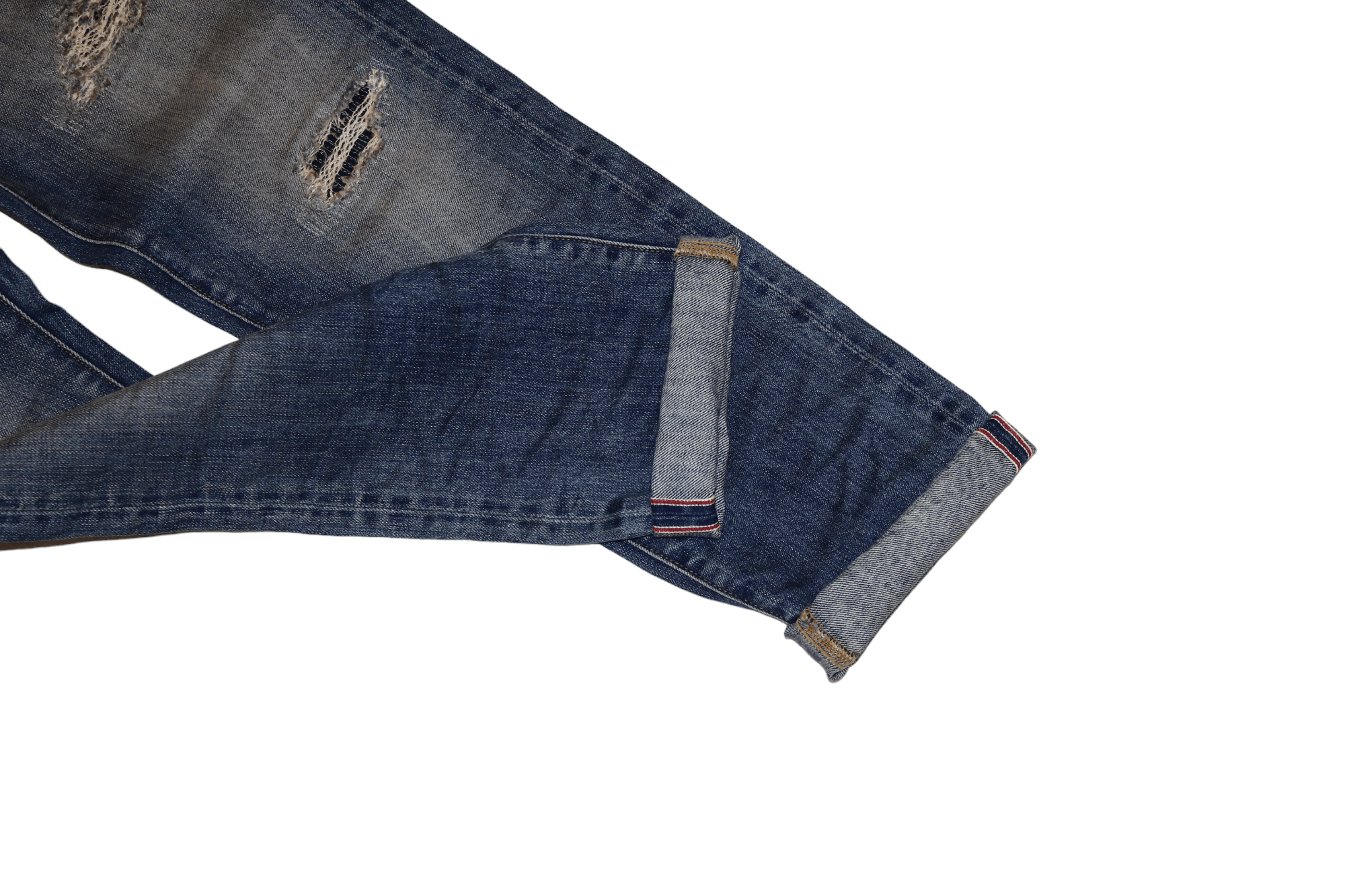 If Six Was Nine 💥 BLUEZONE 2017 Runway Jeans RED SELVAGE. 4x Brands Collab Size US 30 / EU 46 - 6 Thumbnail