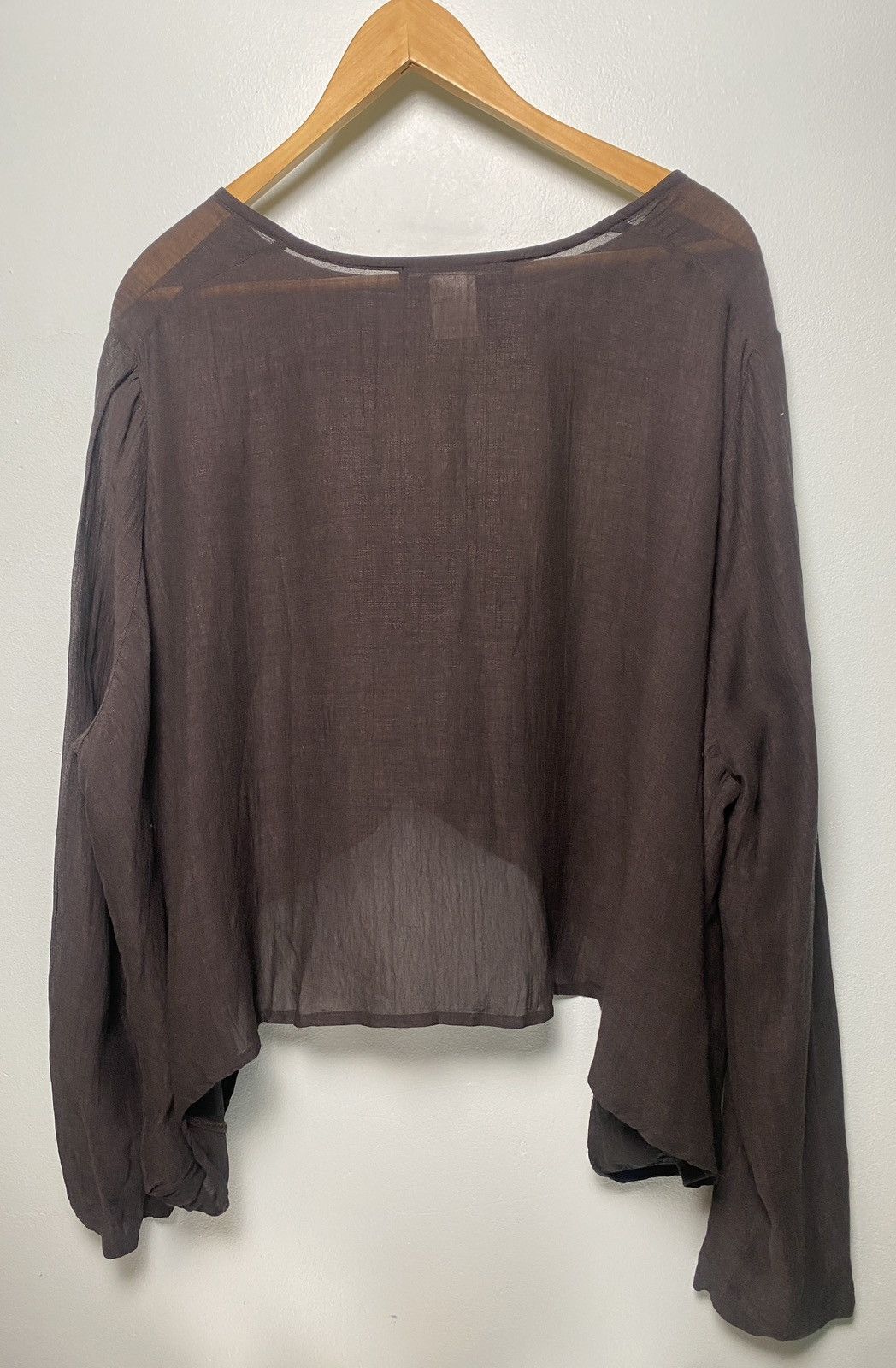Rundholz Rundholz Asymmetric Drape Linen-Viscose Top Size S / US 4 / IT 40 - 2 Thumbnail