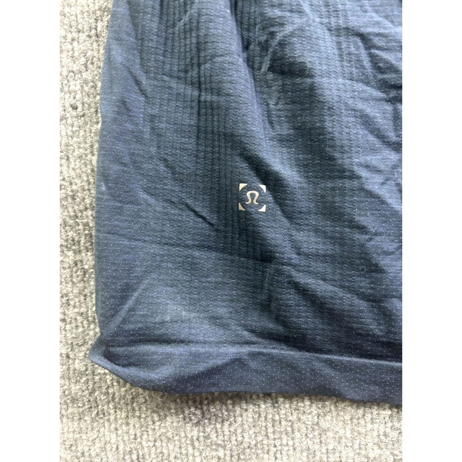 Lululemon Lululemon Shirt Mens Large Blue Short Sleeve Athletic Running Training Top Size US L / EU 52-54 / 3 - 7 Thumbnail