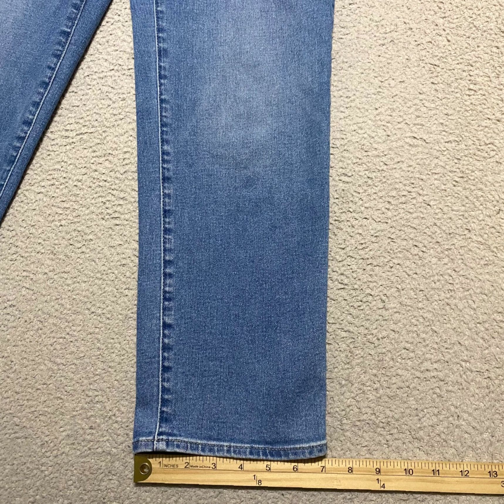 J.Crew J.CREW Jeans 28P Petite Medium Blue Denim High Rise 5-Pocket Style Straight Vintage? (no) Petites Women Shirts? Size 28" / US 6 / IT 42 - 5 Thumbnail