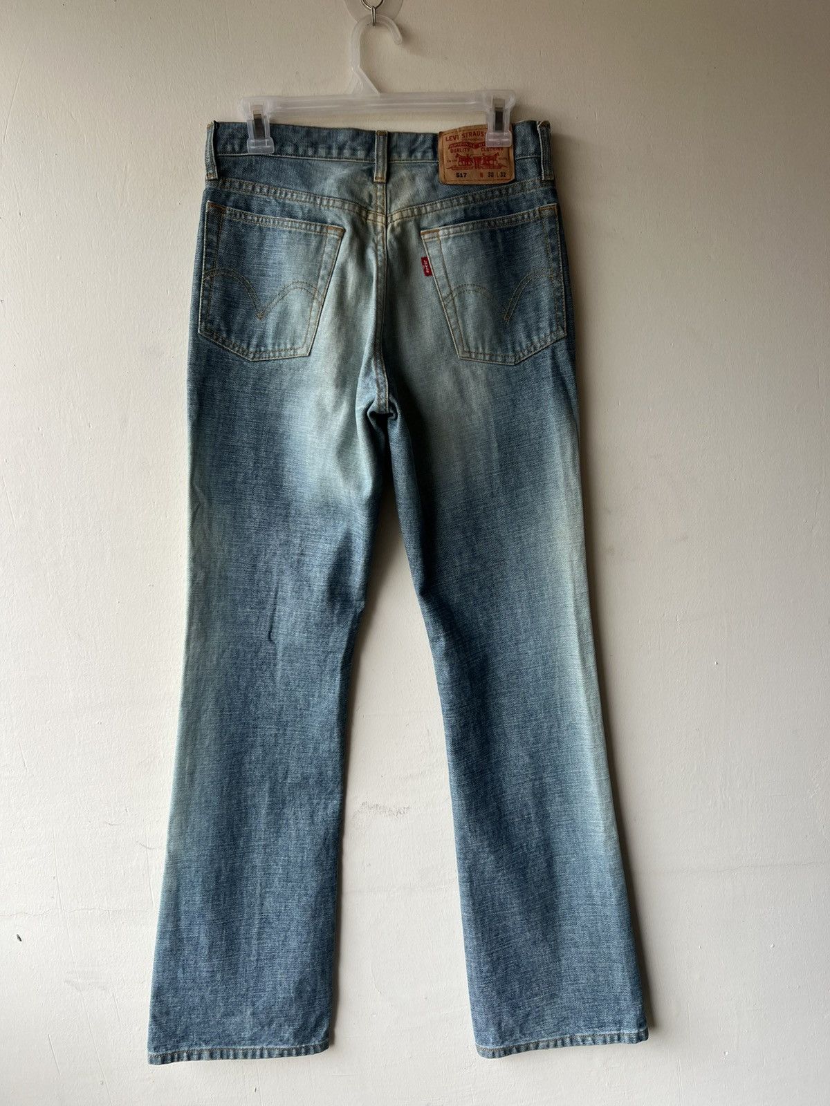 Levi's RARE! 2004 Levi’s 517 Denim Bootcut Jeans Size US 30 / EU 46 - 3 Thumbnail