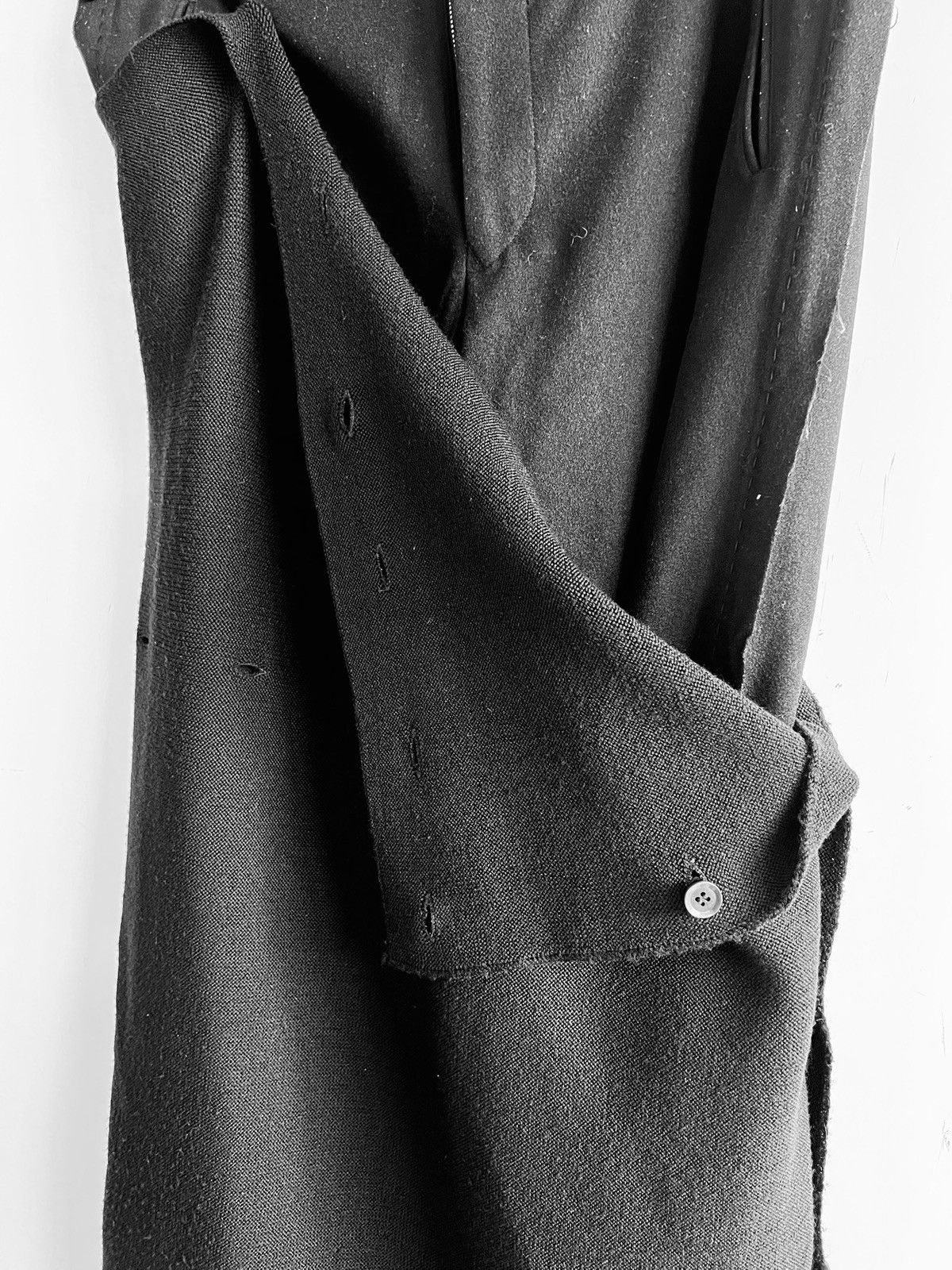 Yohji Yamamoto Yohji Yamamoto Pour Homme - Wool Layered Wrap Pants Size US 30 / EU 46 - 4 Thumbnail