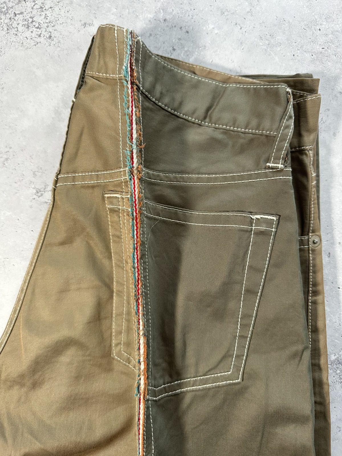 Comme des Garcons Homme Comme Des Garçons Homme AD2000 Split Reconstruction Trousers Size US S / EU 44-46 / 1 - 7 Thumbnail