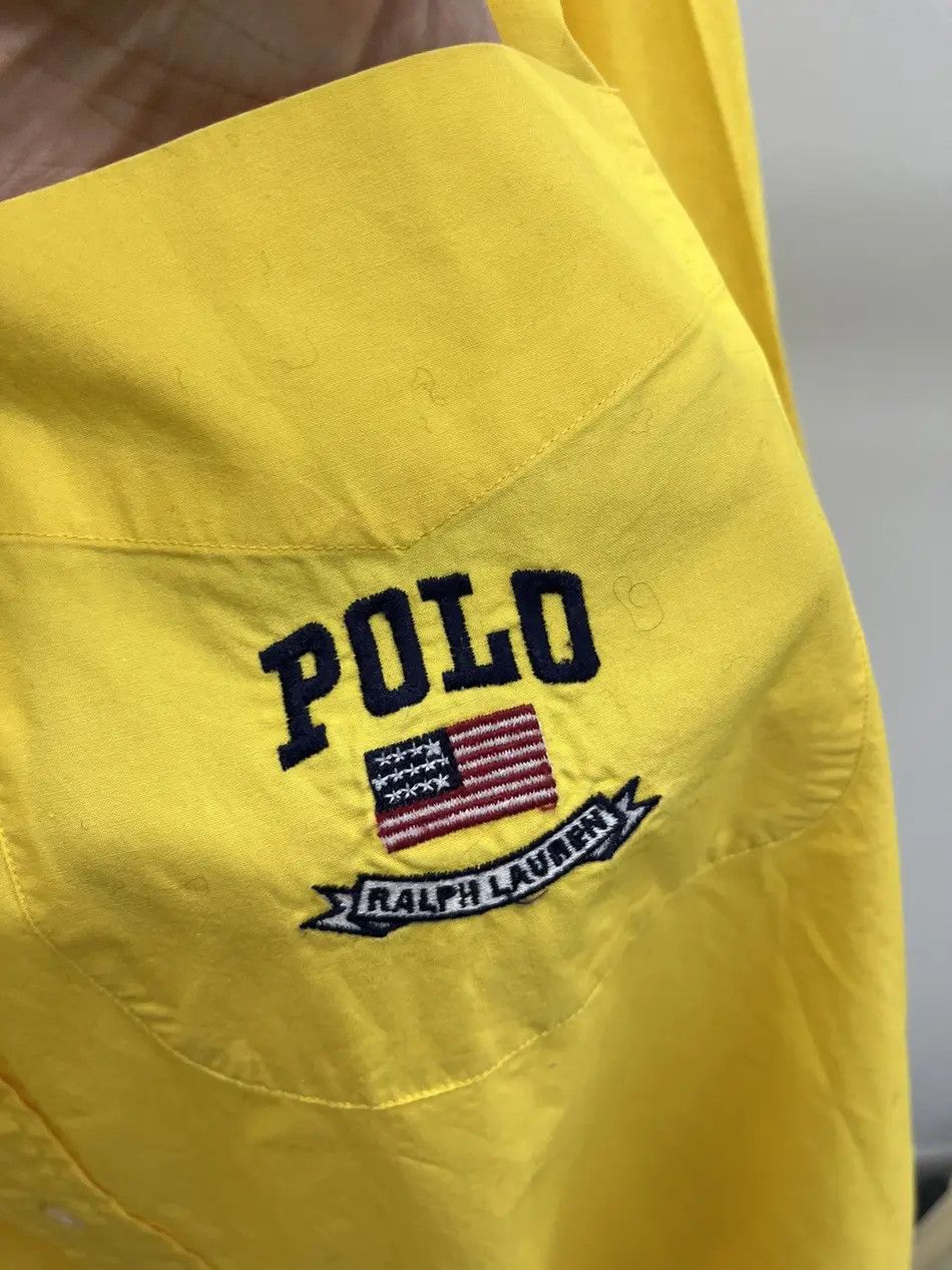 Polo Ralph Lauren Polo By Ralph Lauren Oversized Pocket Logo Button Up Shirt Size US M / EU 48-50 / 2 - 2 Thumbnail