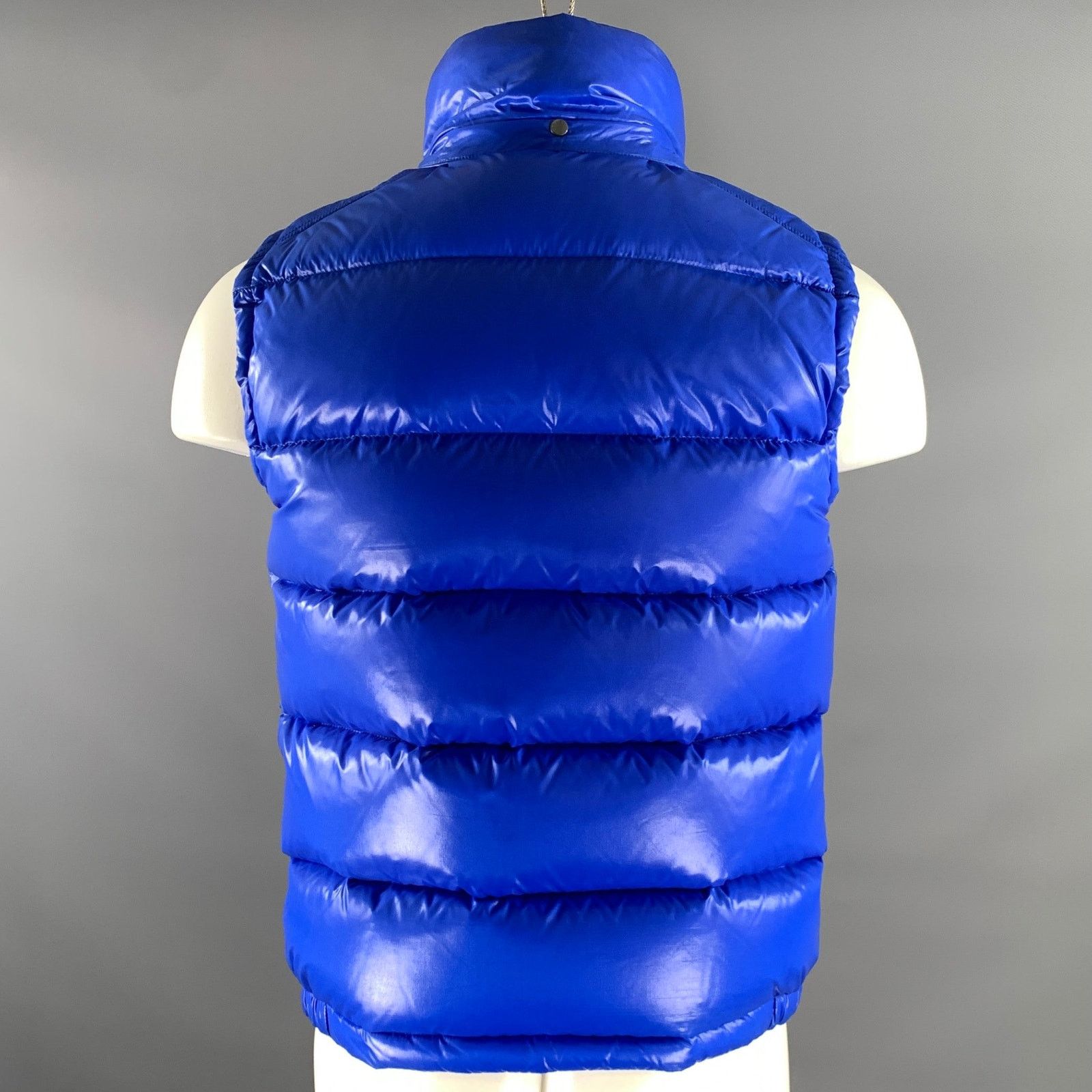 Moncler MONCLER Size S Blue Quilted Polyamide Down Filled Vest Size US M / EU 48-50 / 2 - 4 Thumbnail