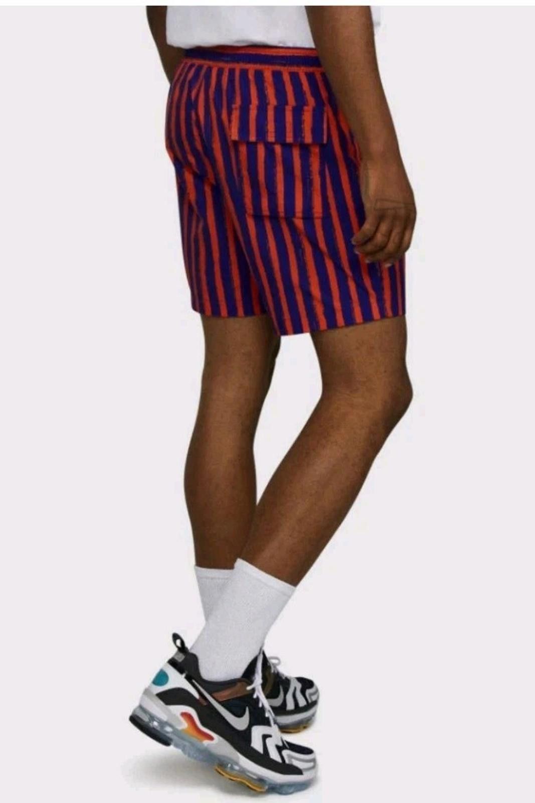 Psycho Bunny Psycho Bunny Torver Swim Trunks Mens M Striped Lined Logo Size US 32 / EU 48 - 3 Thumbnail