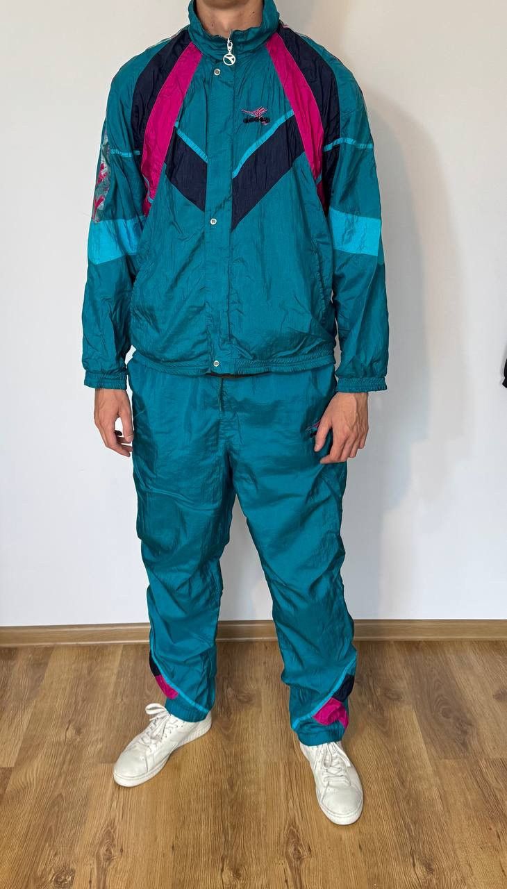 Diadora Vintage 90s' Diadora Tracksuit Size US L / EU 52-54 / 3 - 1 Thumbnail