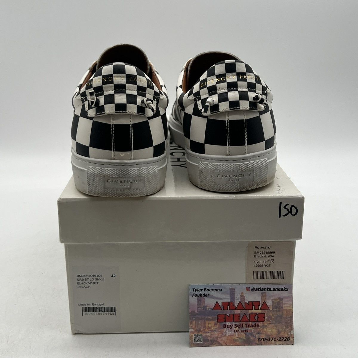 Givenchy Givenchy Men Shoes Sneakers Black Whit Size US 10 / EU 43 - 3 Thumbnail