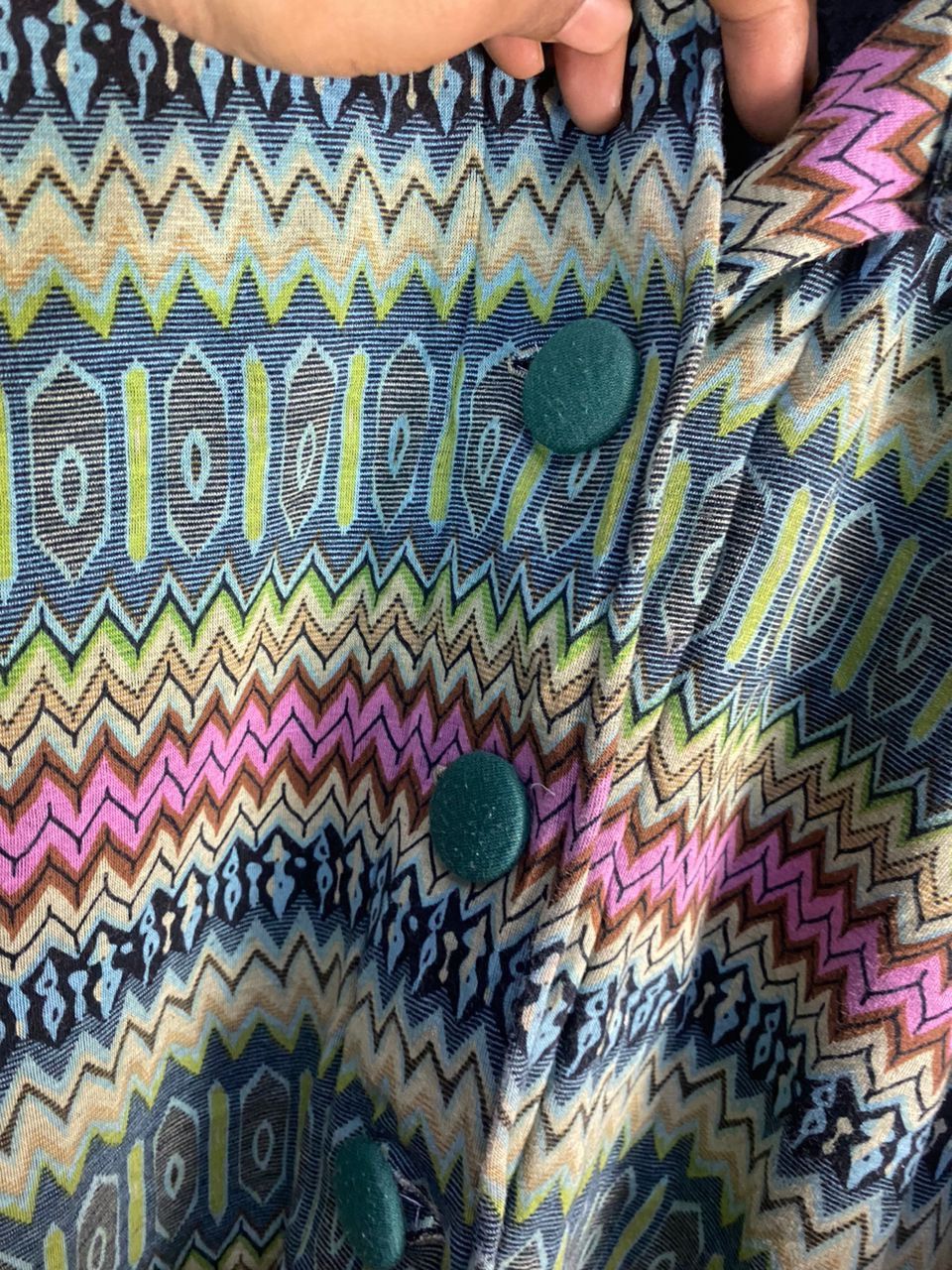 Other Ticidos button up multicolor beggie jacket Size L / US 10 / IT 46 - 10 Thumbnail
