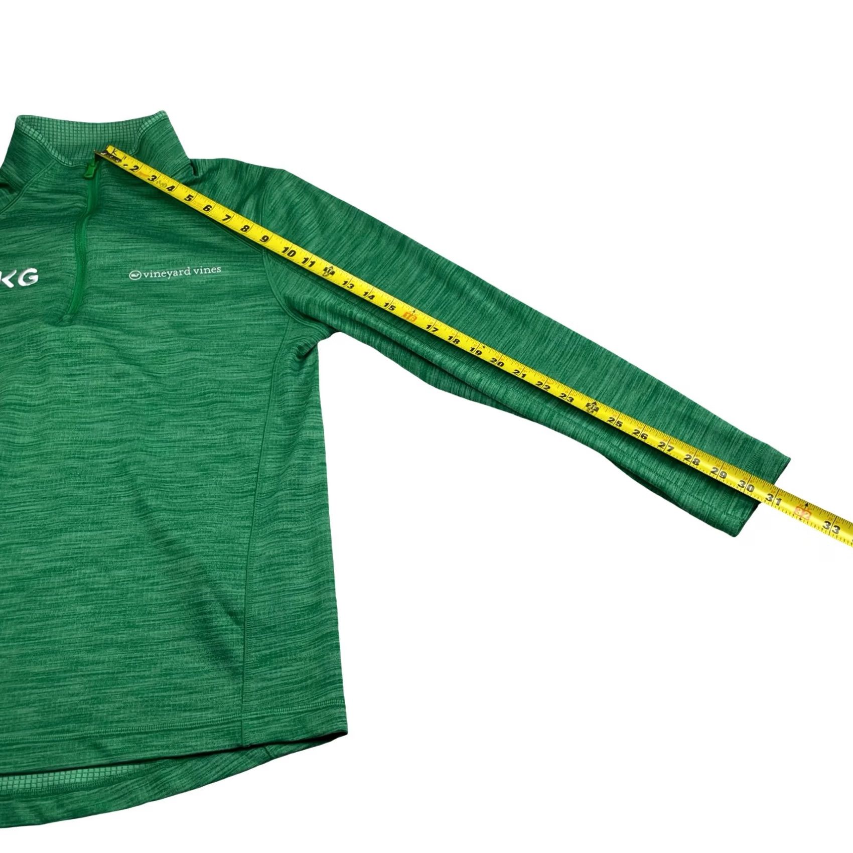 Vineyard Vines Vineyard Vines PGA Tour Issued UKG 1/4 Zip Pullover Green Small Men’s Mock Neck Thermal Lined Golf Activewear Size US S / EU 44-46 / 1 - 7 Thumbnail