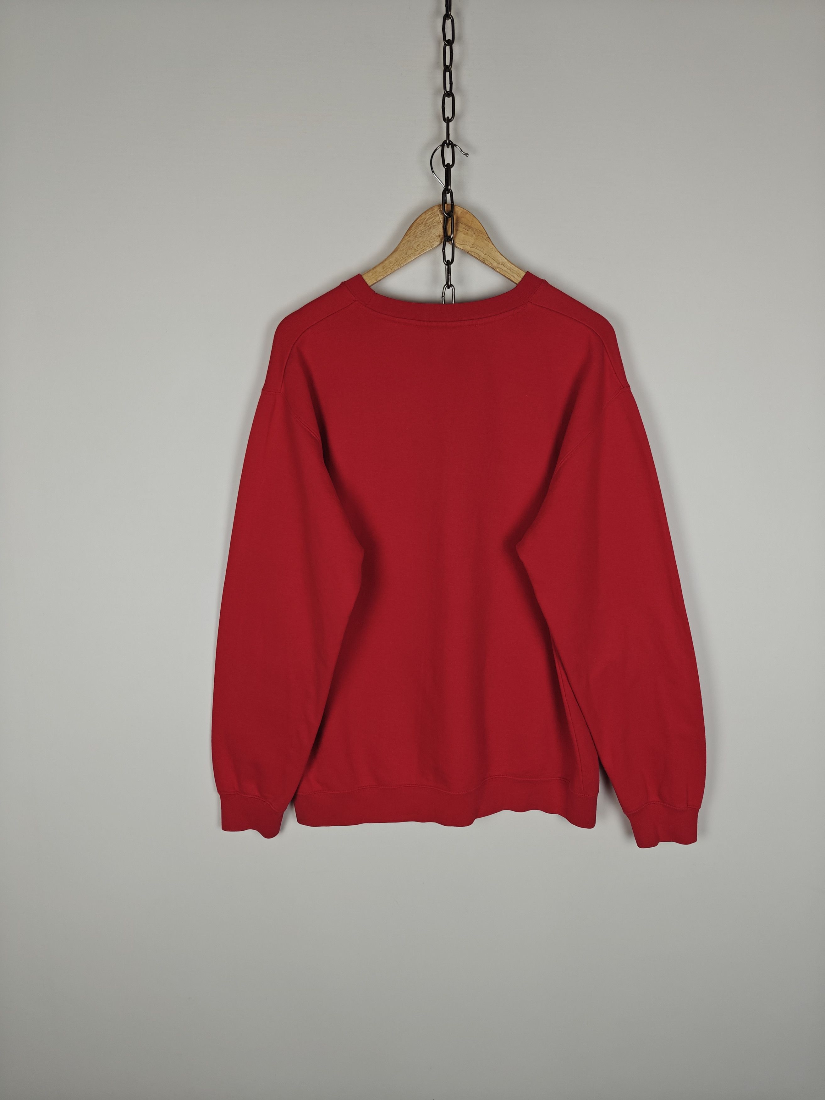 Huf HUF Sweatshirt Crewneck Center Logo Red Skate size L Size US L / EU 52-54 / 3 - 8 Thumbnail