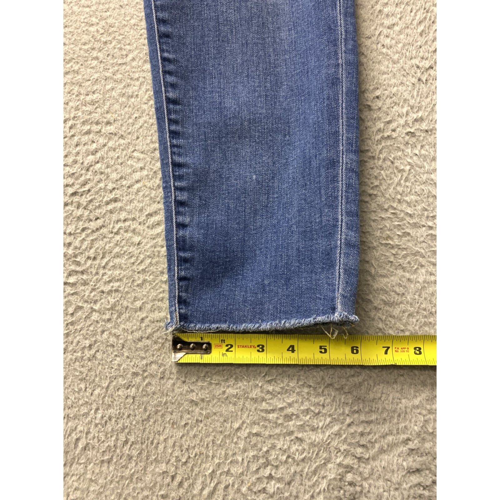 J.Crew J. CREW Jeans Women’s 35 40x26 Blue High Rise Skinny Denim /0304 Regular Inseam 26 Pockets Button Zip Size 27" / US 4 / IT 40 - 7 Thumbnail