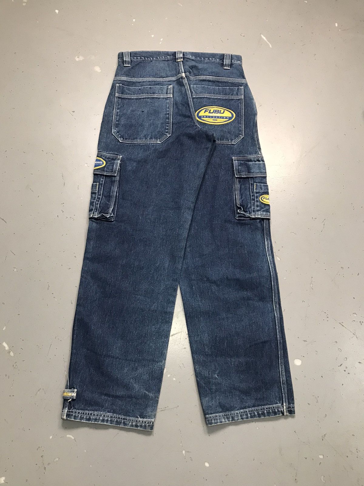 Fubu Vintage Fubu the collection patchwork cargo denim Size US 34 / EU 50 - 12 Thumbnail