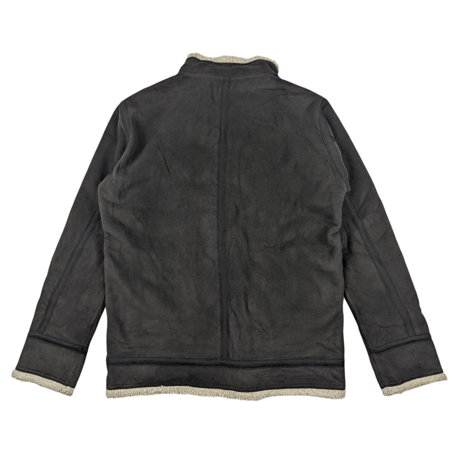 Uniqlo UNIQLO Reversible Brown Grey Fluffy Fleece Jacket Size US M / EU 48-50 / 2 - 5 Thumbnail